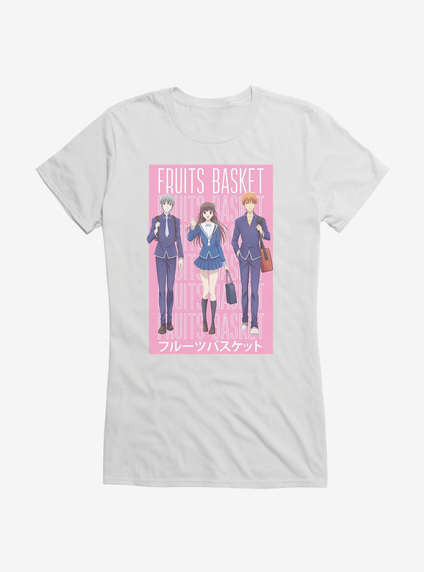 Fruits Basket School Uniform Trio Girls TShirt WHITE Hot Topic