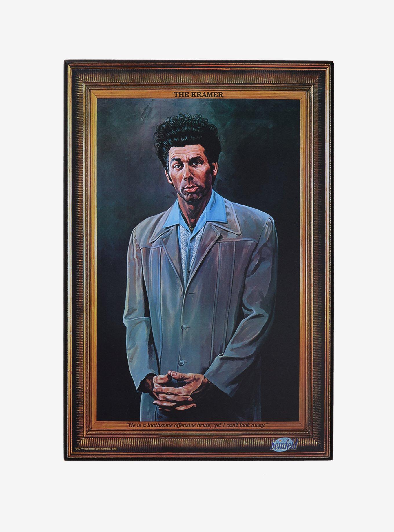 Seinfeld The Kramer Portrait Wood Wall Art Hot Topic