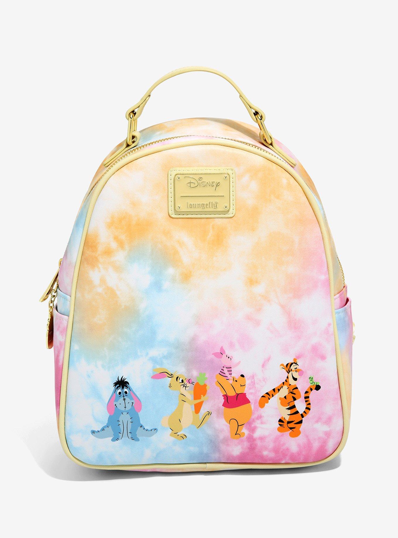 Loungefly Disney Winnie the Pooh Characters TieDye Mini Backpack