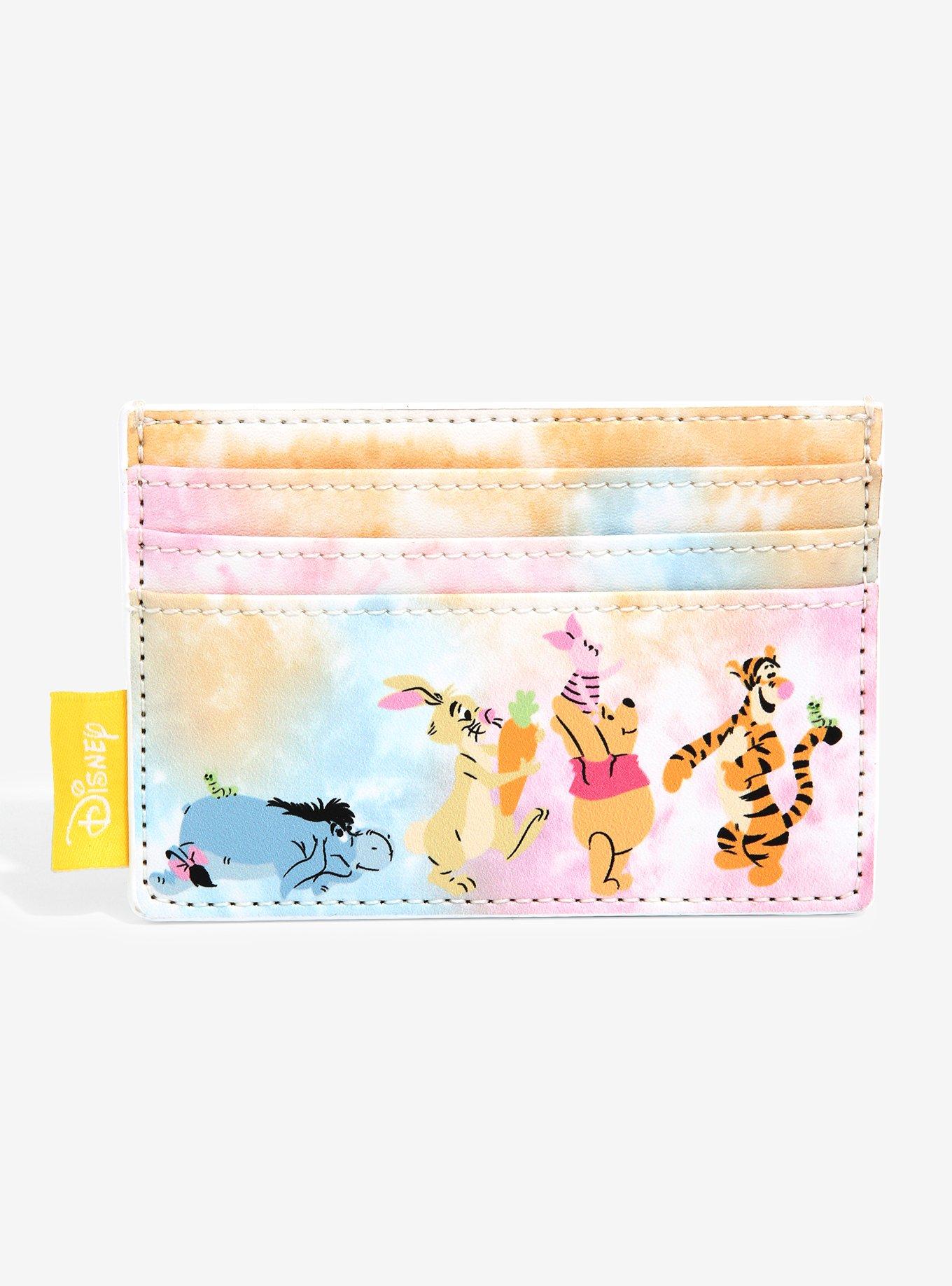 Loungefly Disney Winnie the Pooh Characters TieDye Cardholder