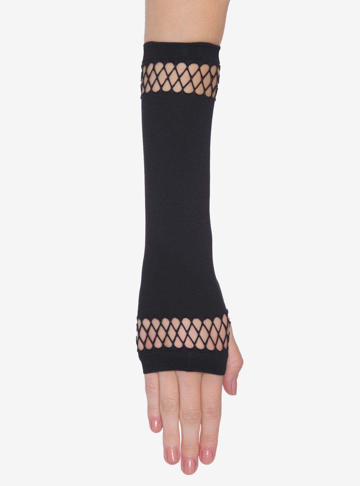 Black Panel Arm Warmers