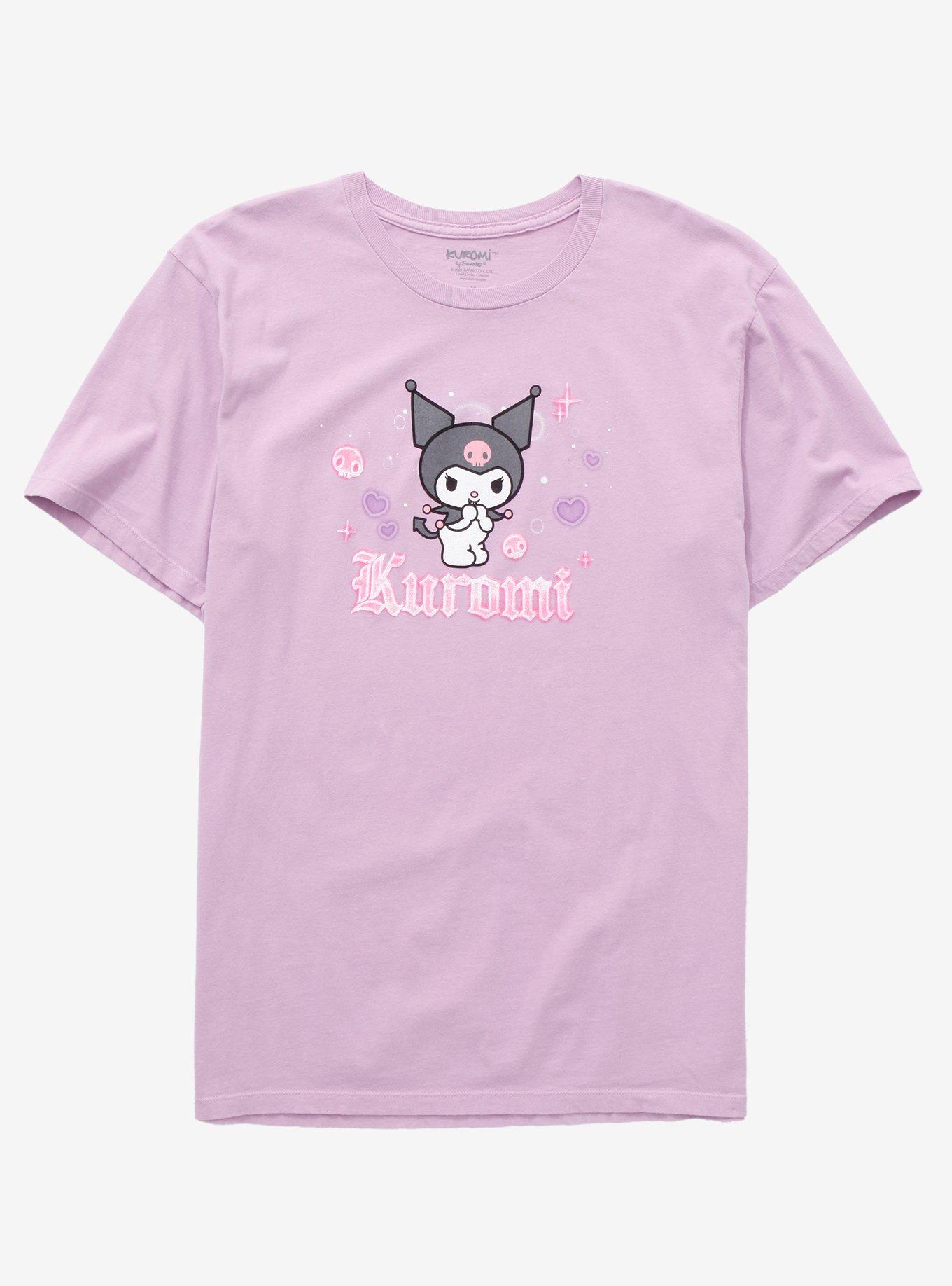 Kuromi Lavender Girls TShirt Hot Topic