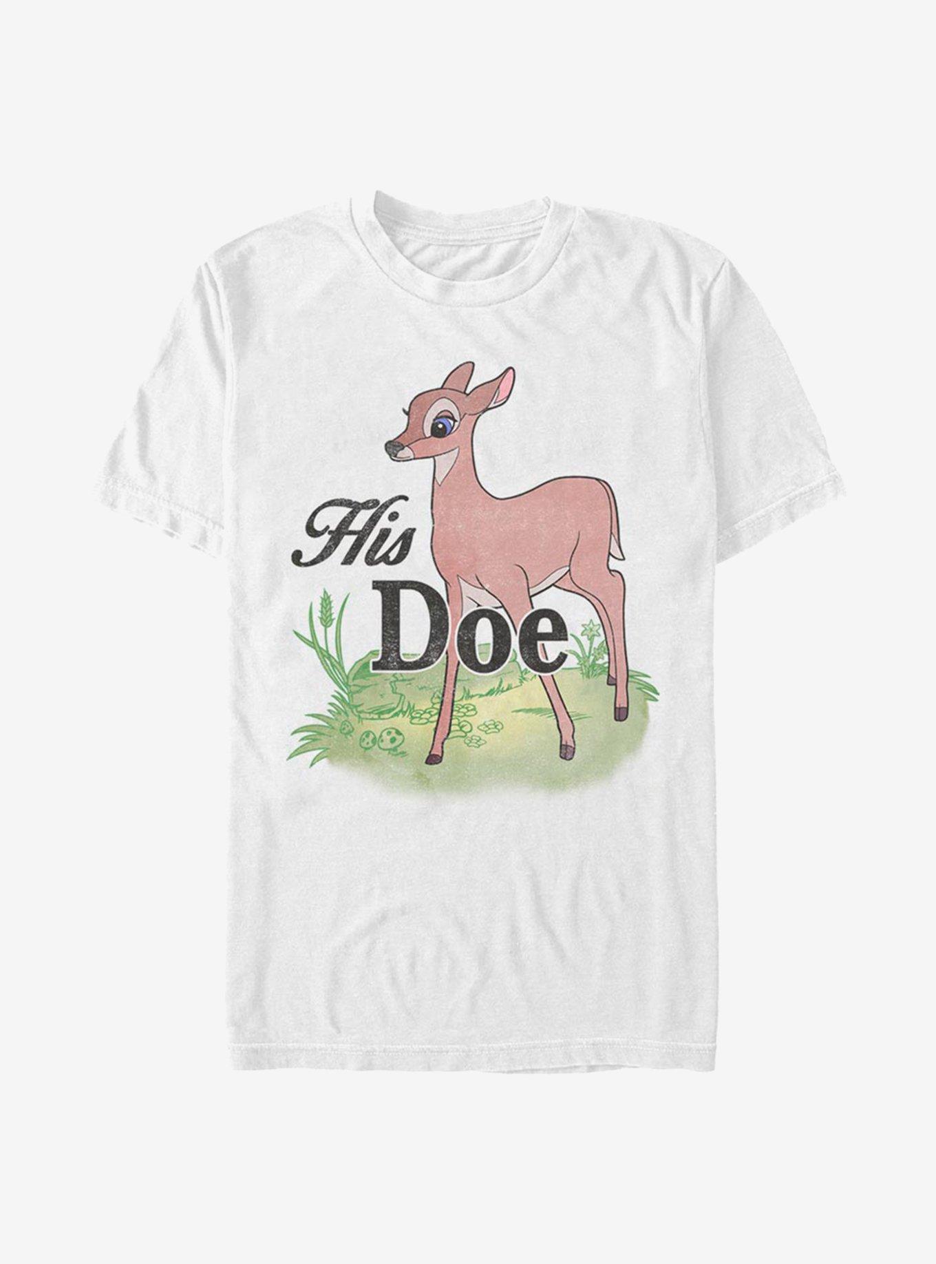 Disney Bambi His Doe TShirt WHITE Hot Topic