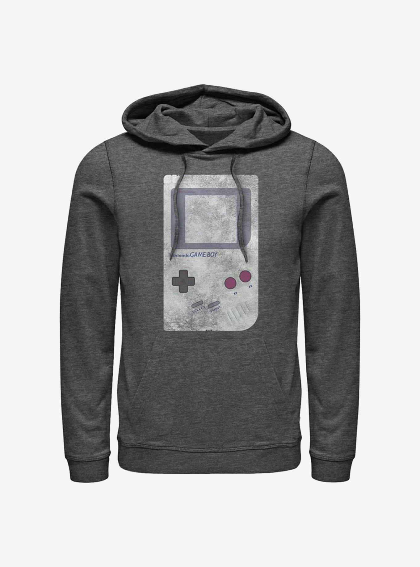 Nintendo Game Boy Hoodie GREY Hot Topic