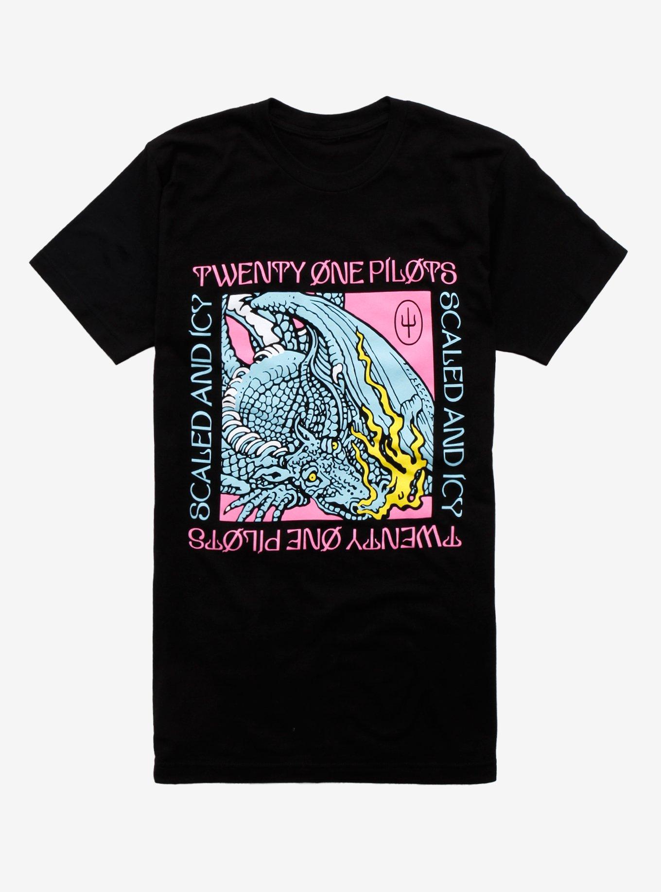 Twenty One Pilots Scaled And Icy Album Cover TShirt Hot Topic Exclusive