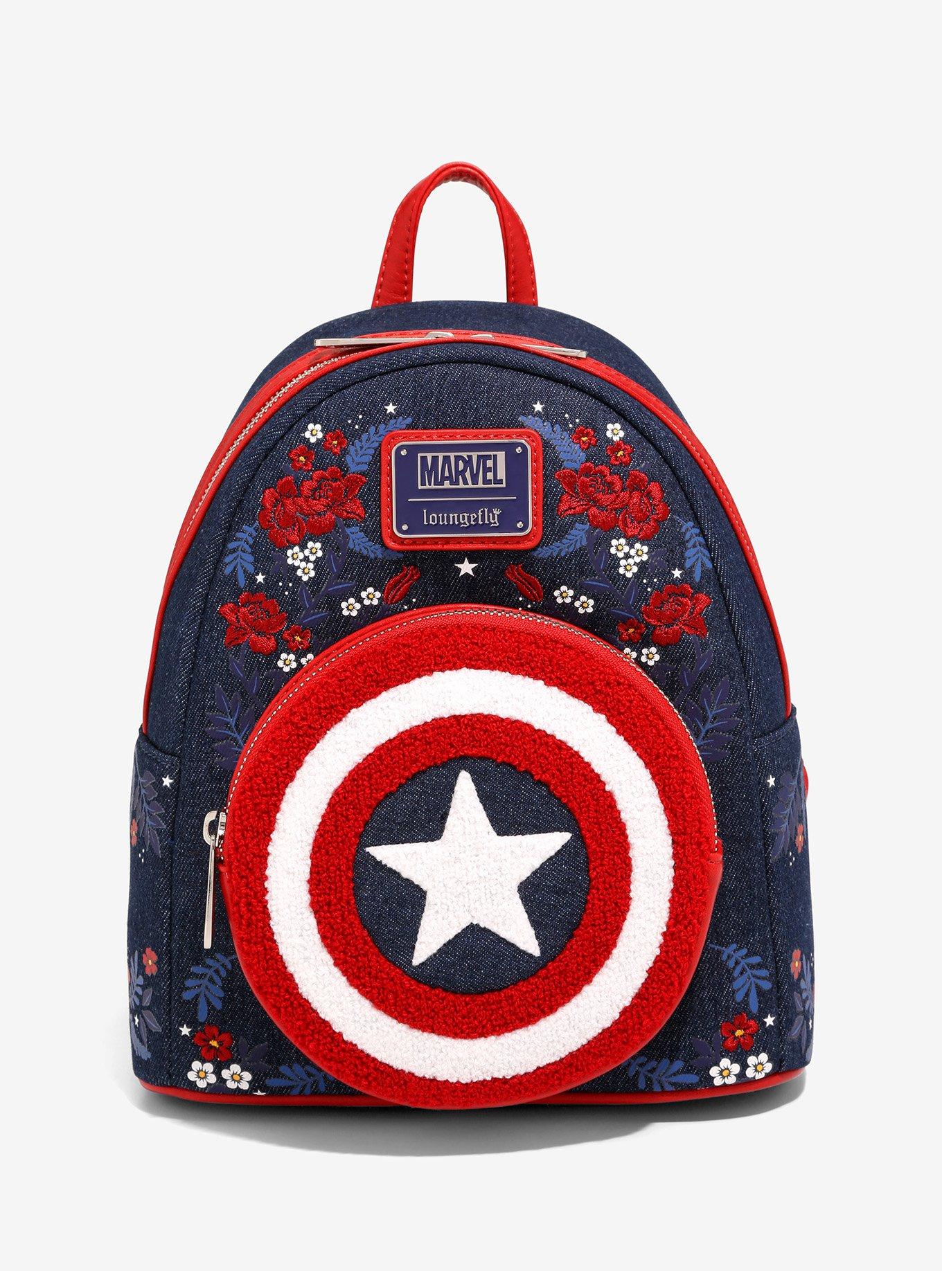 Loungefly Marvel Captain America 80th Anniversary Mini Backpack