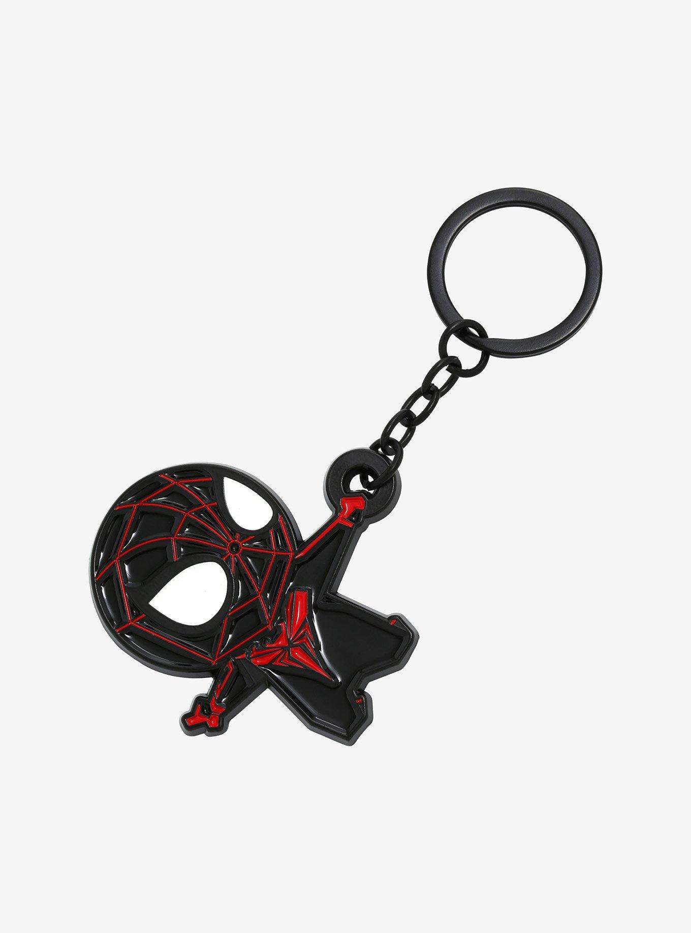 Marvel SpiderMan Miles Morales Chibi Keychain BoxLunch Exclusive