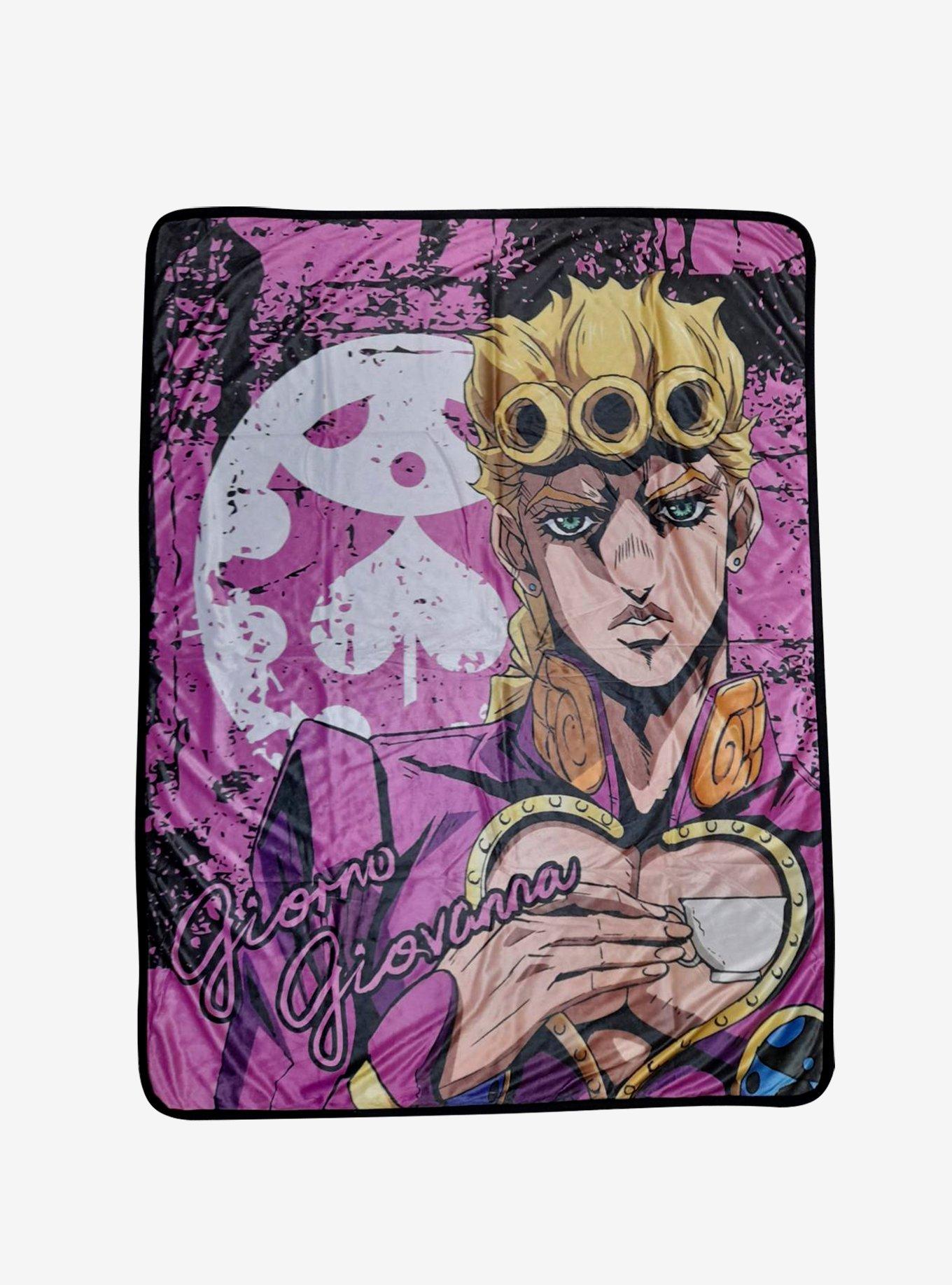 JoJo's Bizarre Adventure Giorno Throw Blanket Hot Topic