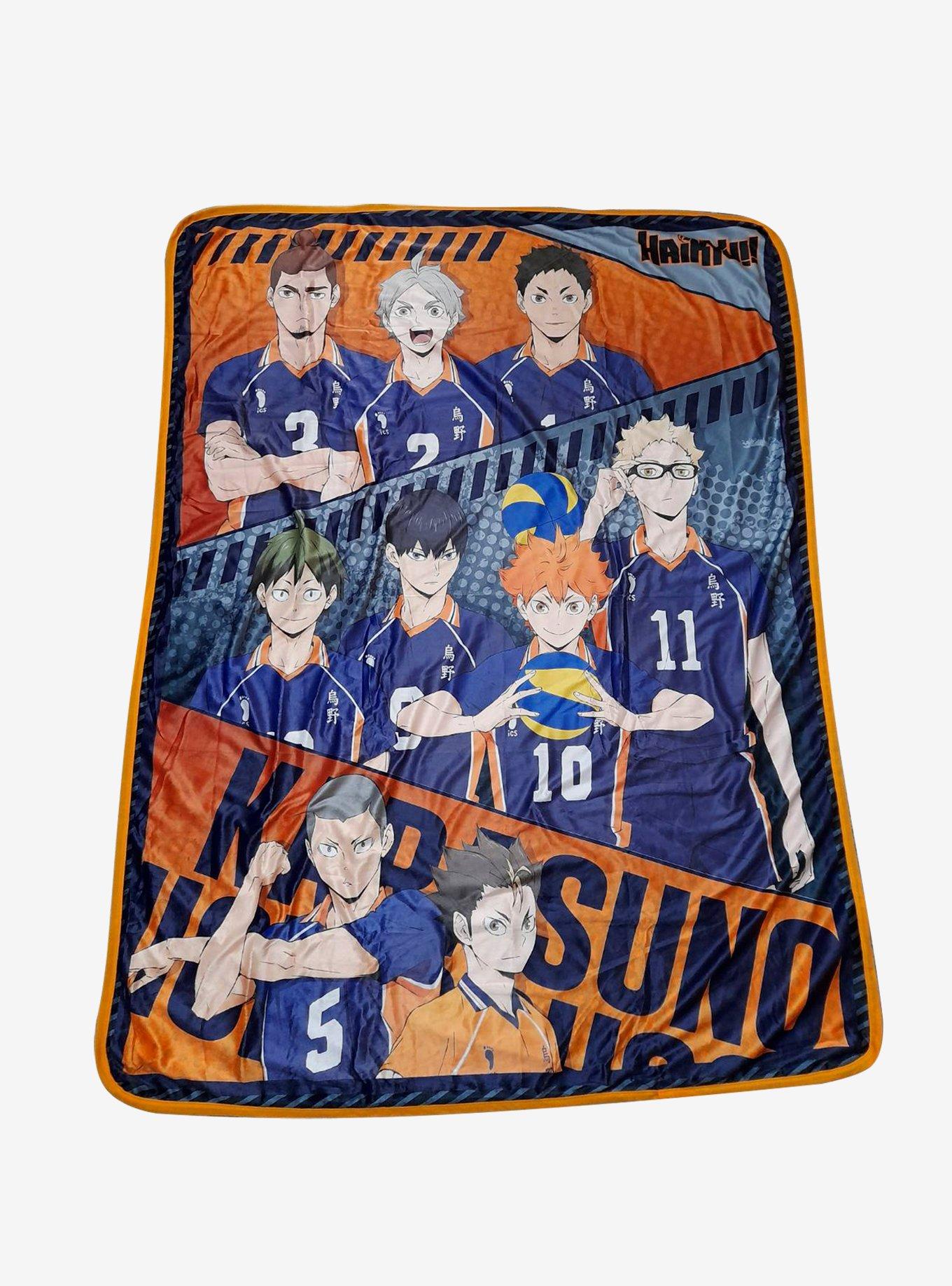 Haikyu!! Group Throw Blanket Hot Topic