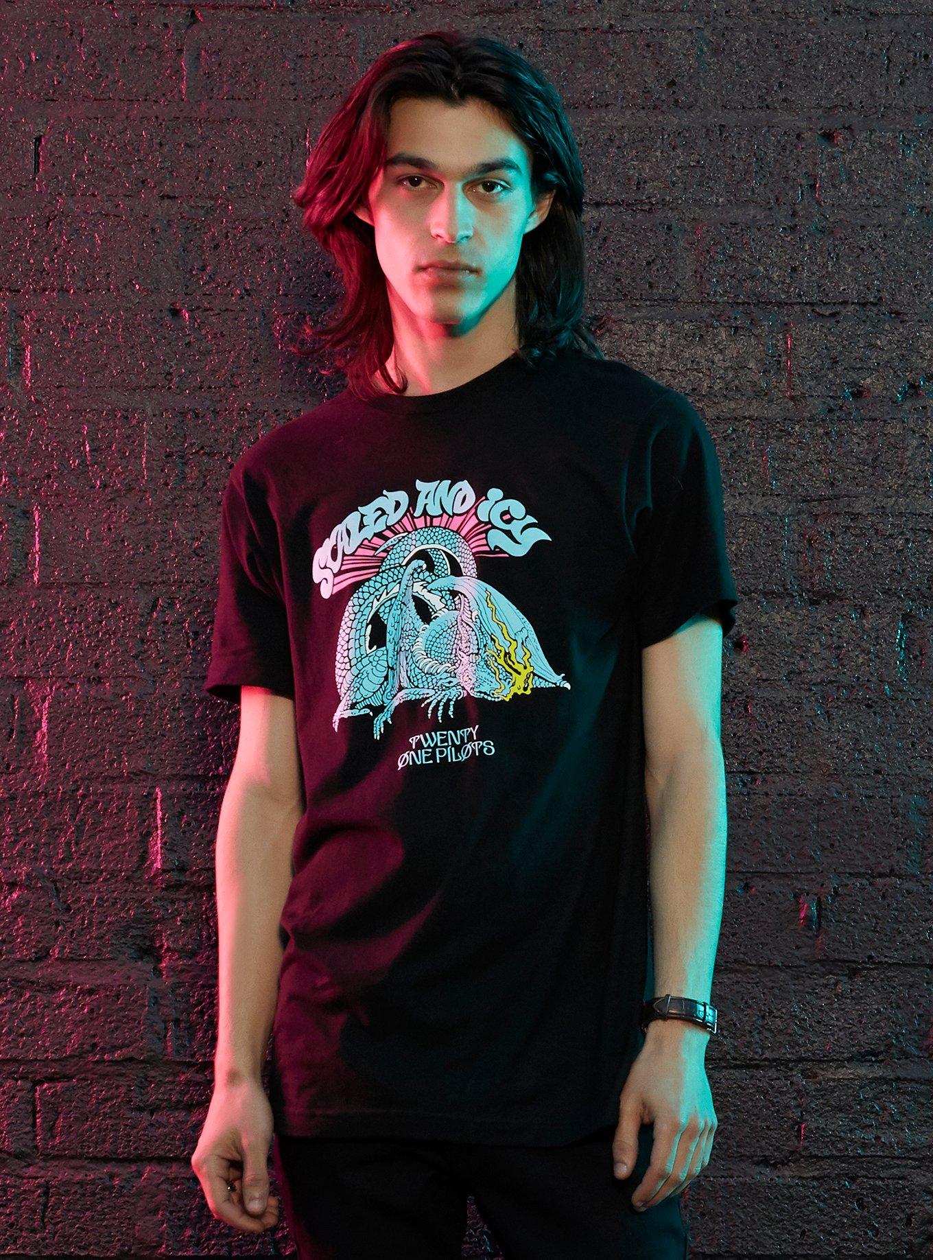 Twenty One Pilots Scaled And Icy Trash Dragon TShirt Hot Topic
