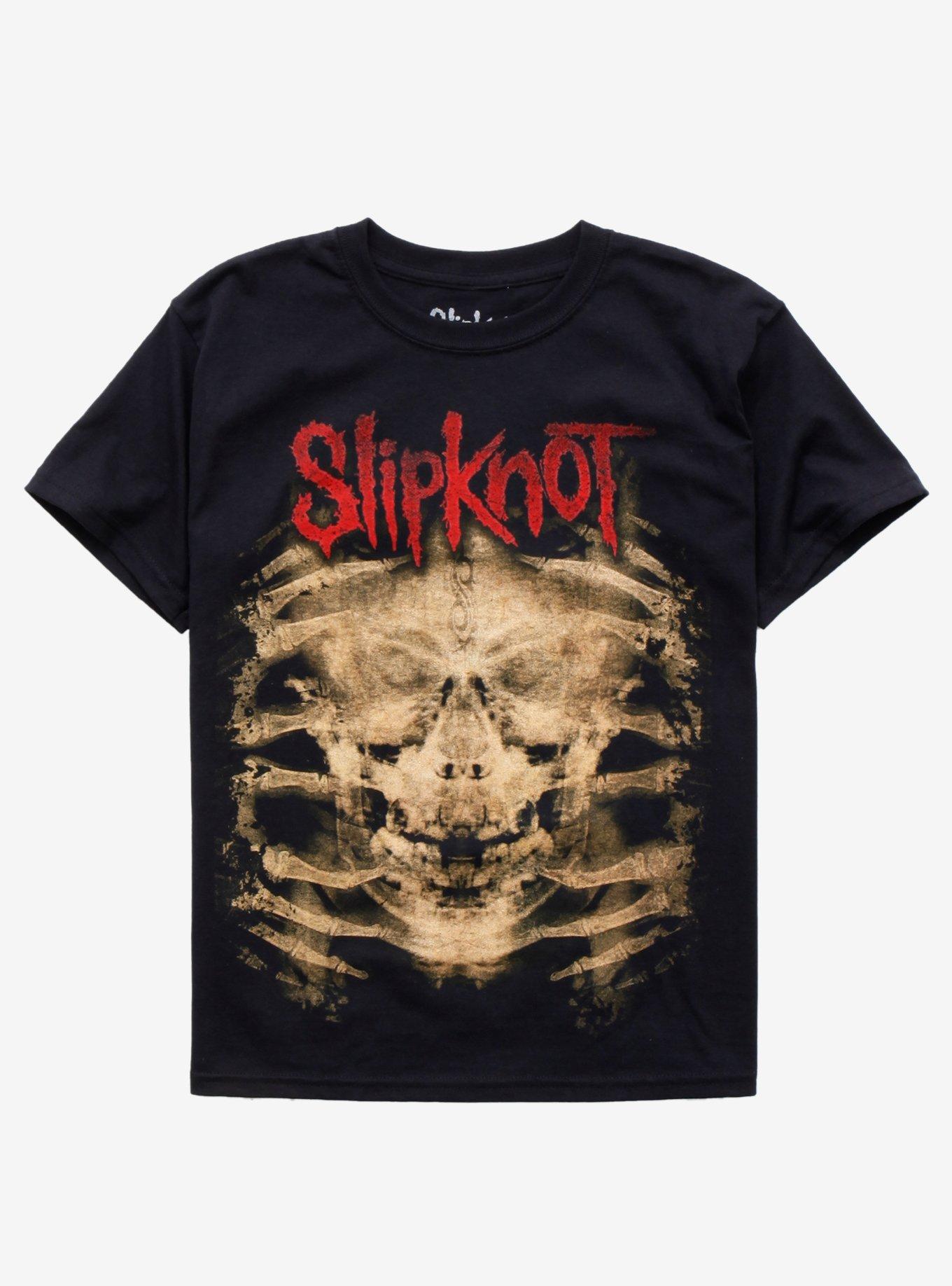 Slipknot XRay Skull Boyfriend Fit Girls TShirt Hot Topic