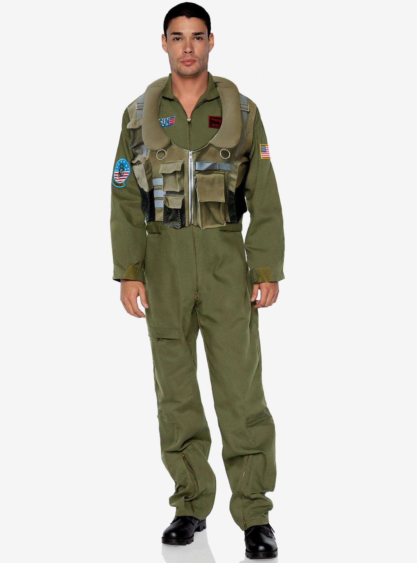 Maverick Flight Suit Costume For Men Top Gun ubicaciondepersonas.cdmx