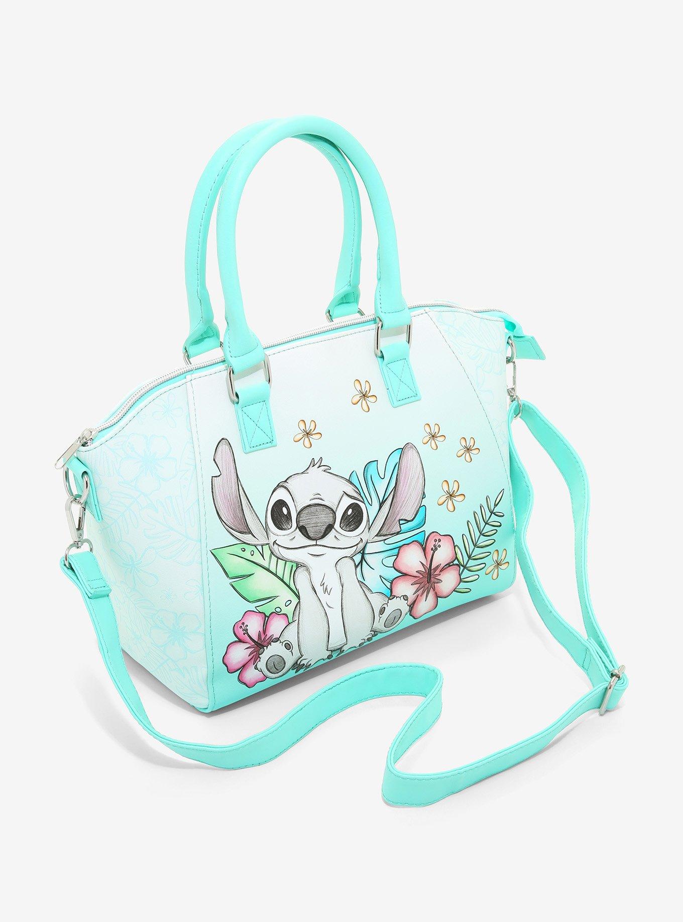 Loungefly Disney Lilo & Stitch Tropical Sketch Satchel Bag