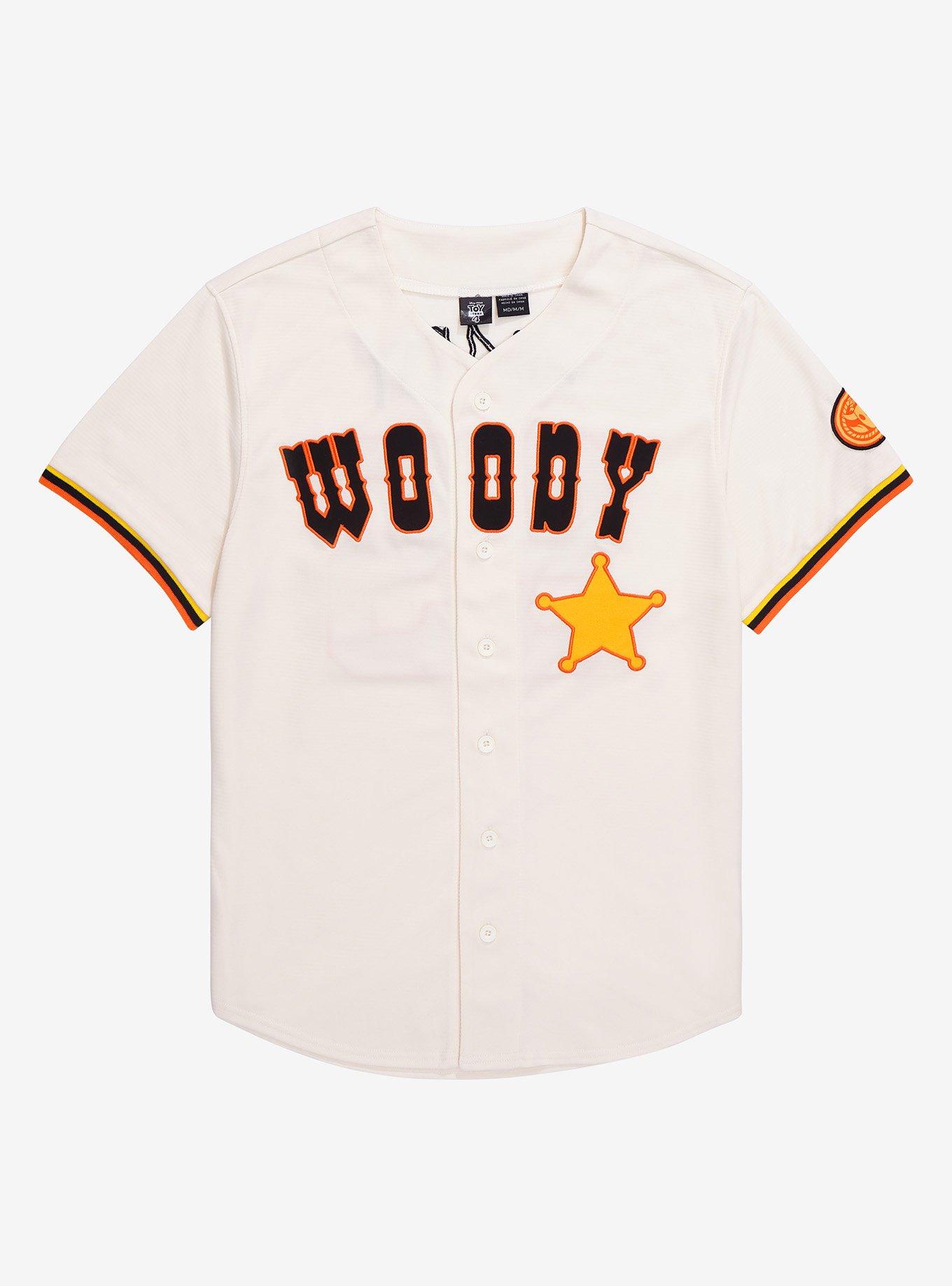 Disney Pixar Toy Story Woody Baseball Jersey BoxLunch Exclusive