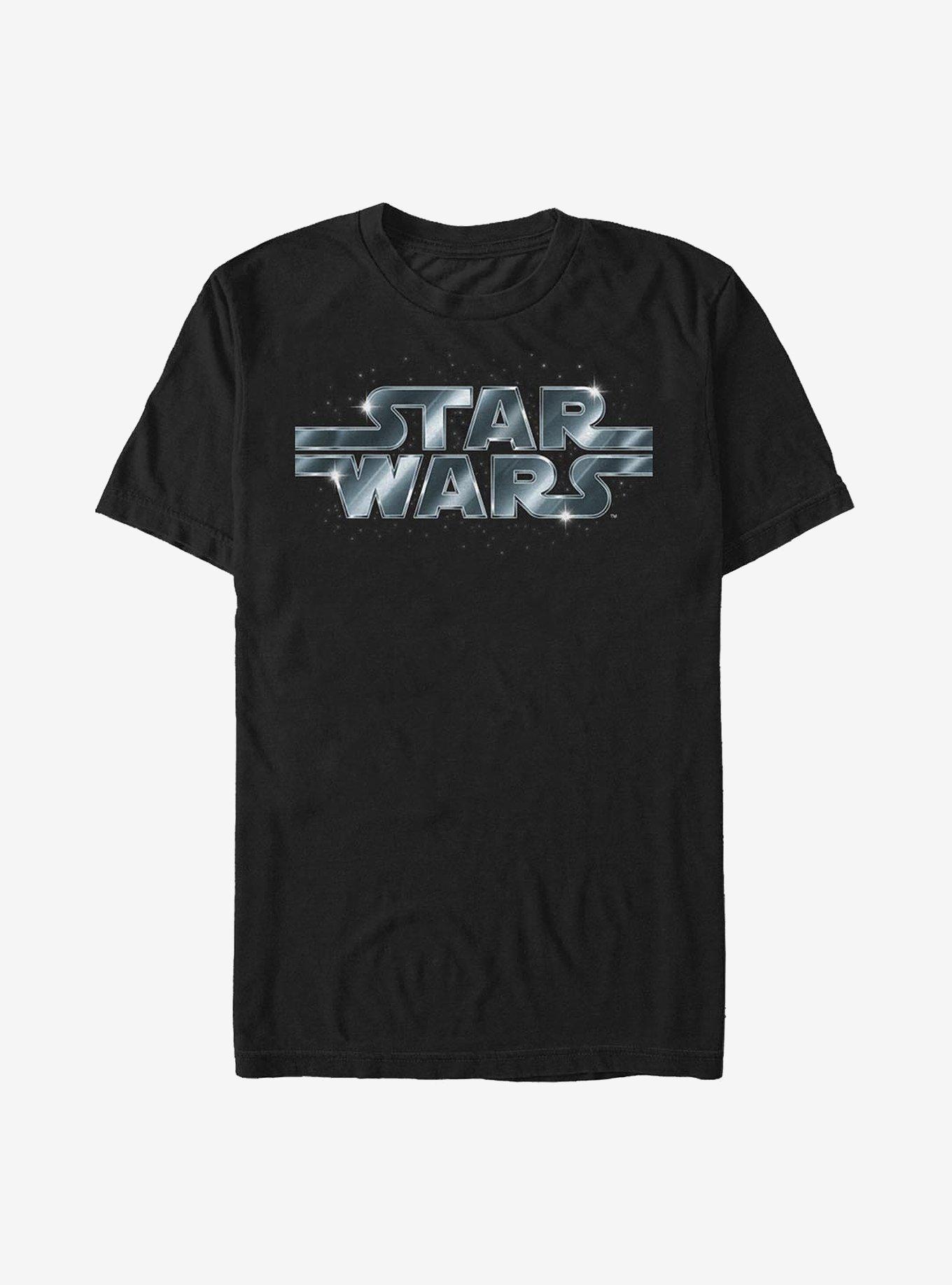 Star Wars Vintage Logo TShirt BLACK Hot Topic