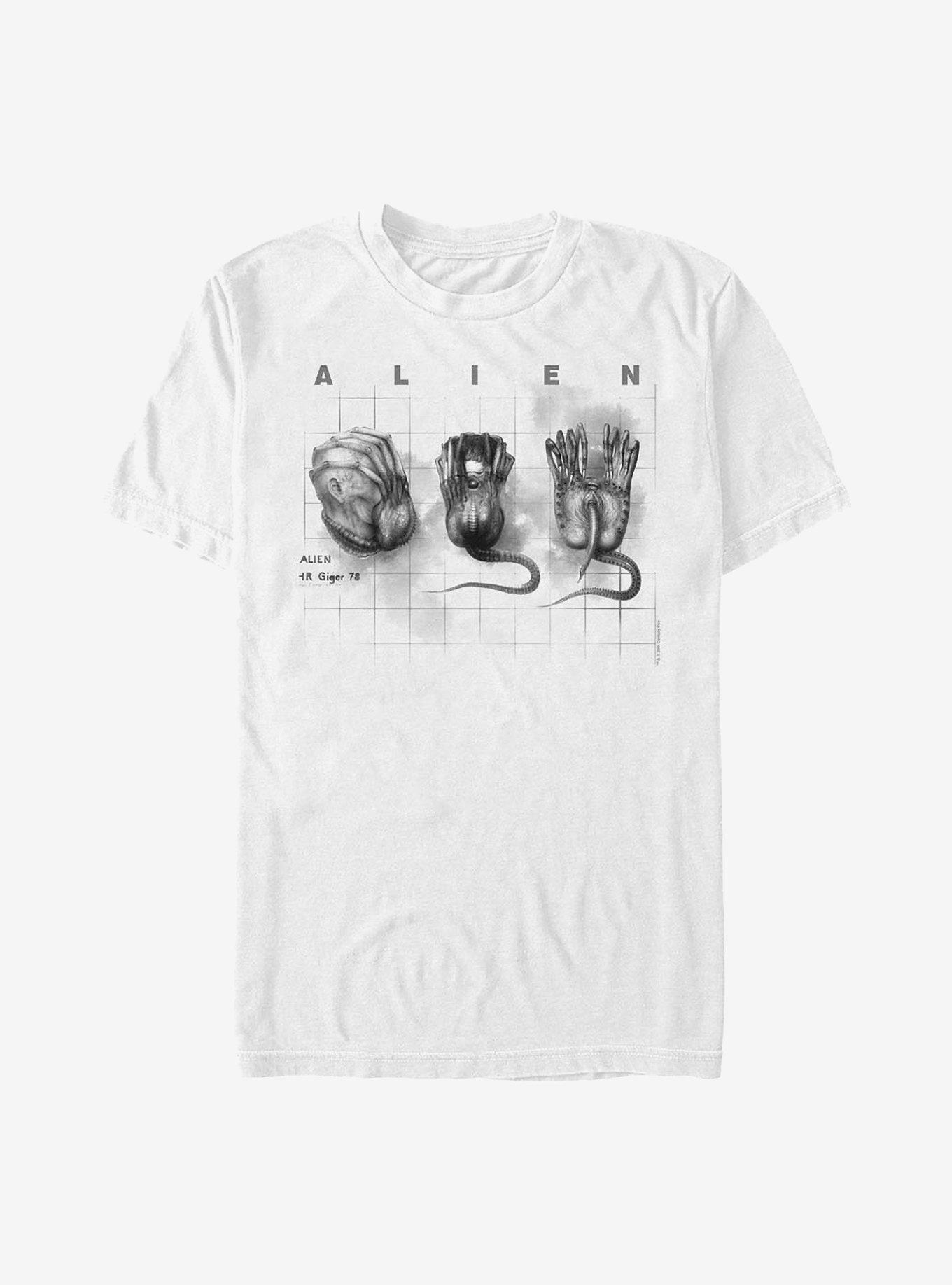 Hot Topic Alien Facehugger Concept Girls TShirt Hamilton Place