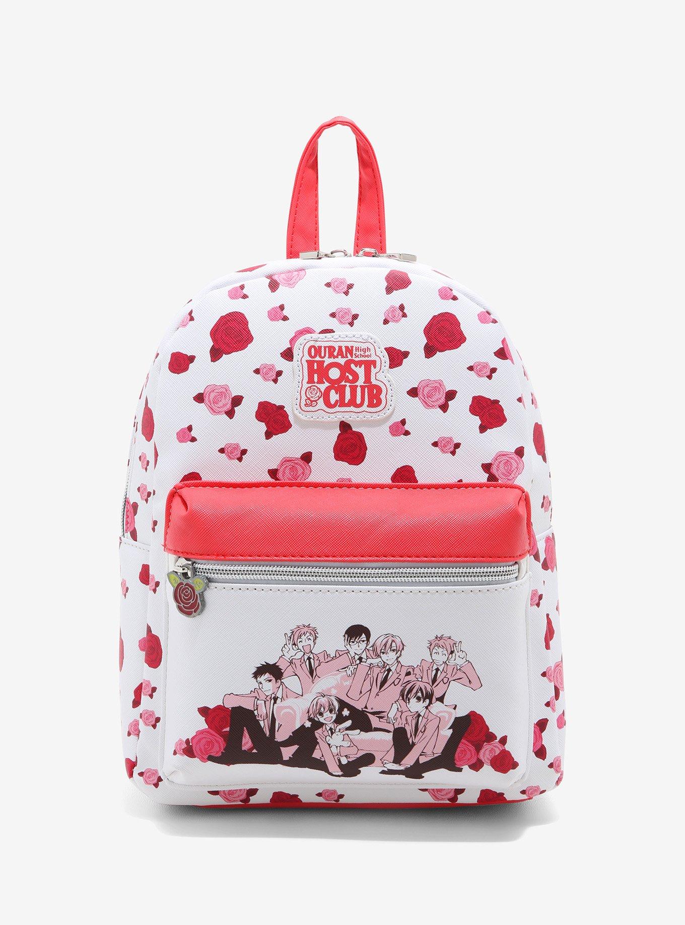 Ouran High School Host Club Pink Roses Mini Backpack Hot Topic