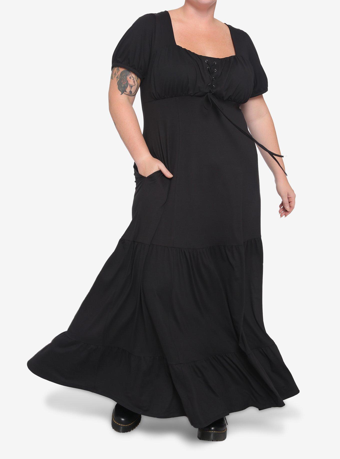 Black Empire Maxi Dress Plus Size Hot Topic