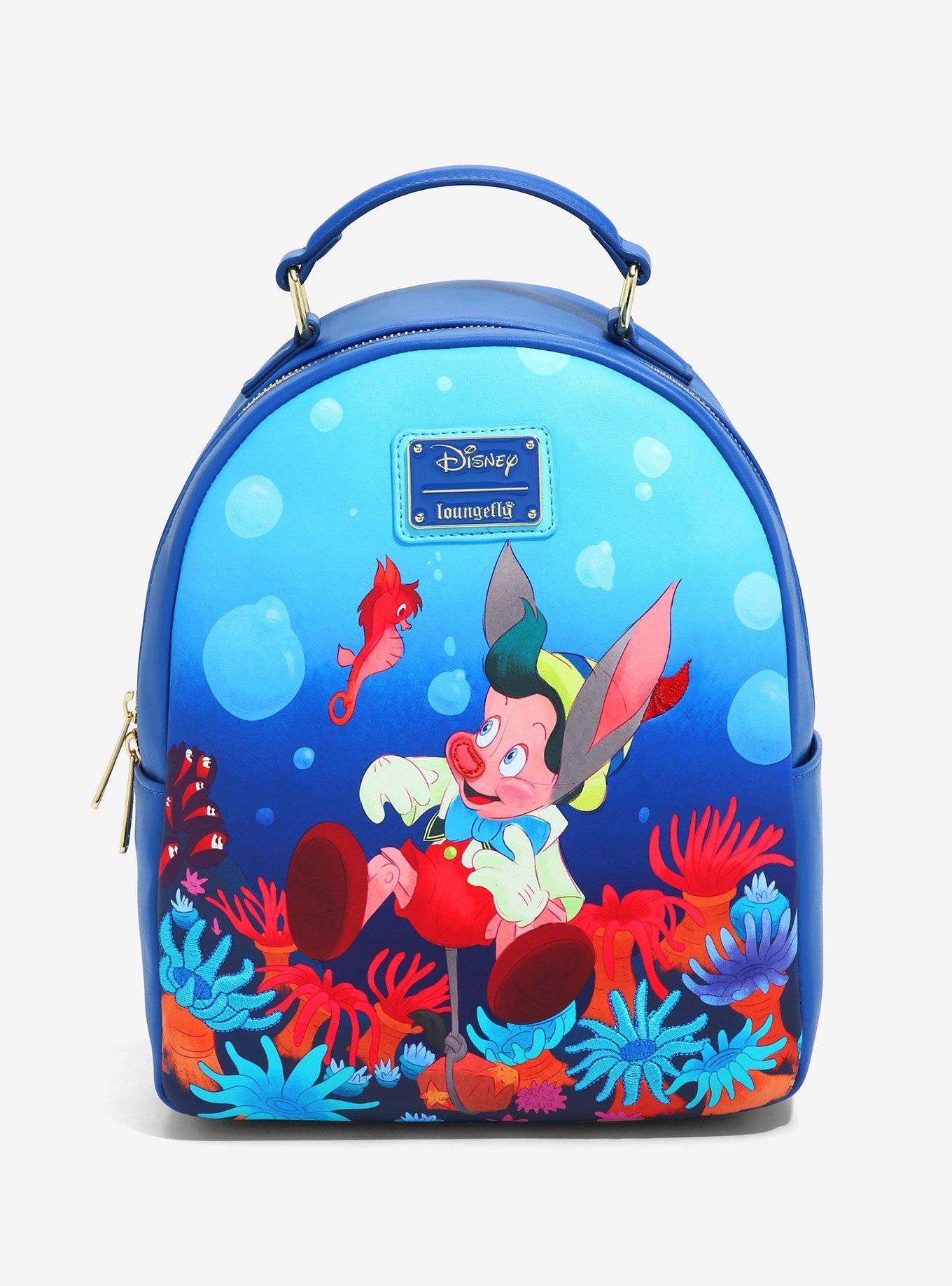 Loungefly Disney Pinocchio Underwater Mini Backpack BoxLunch