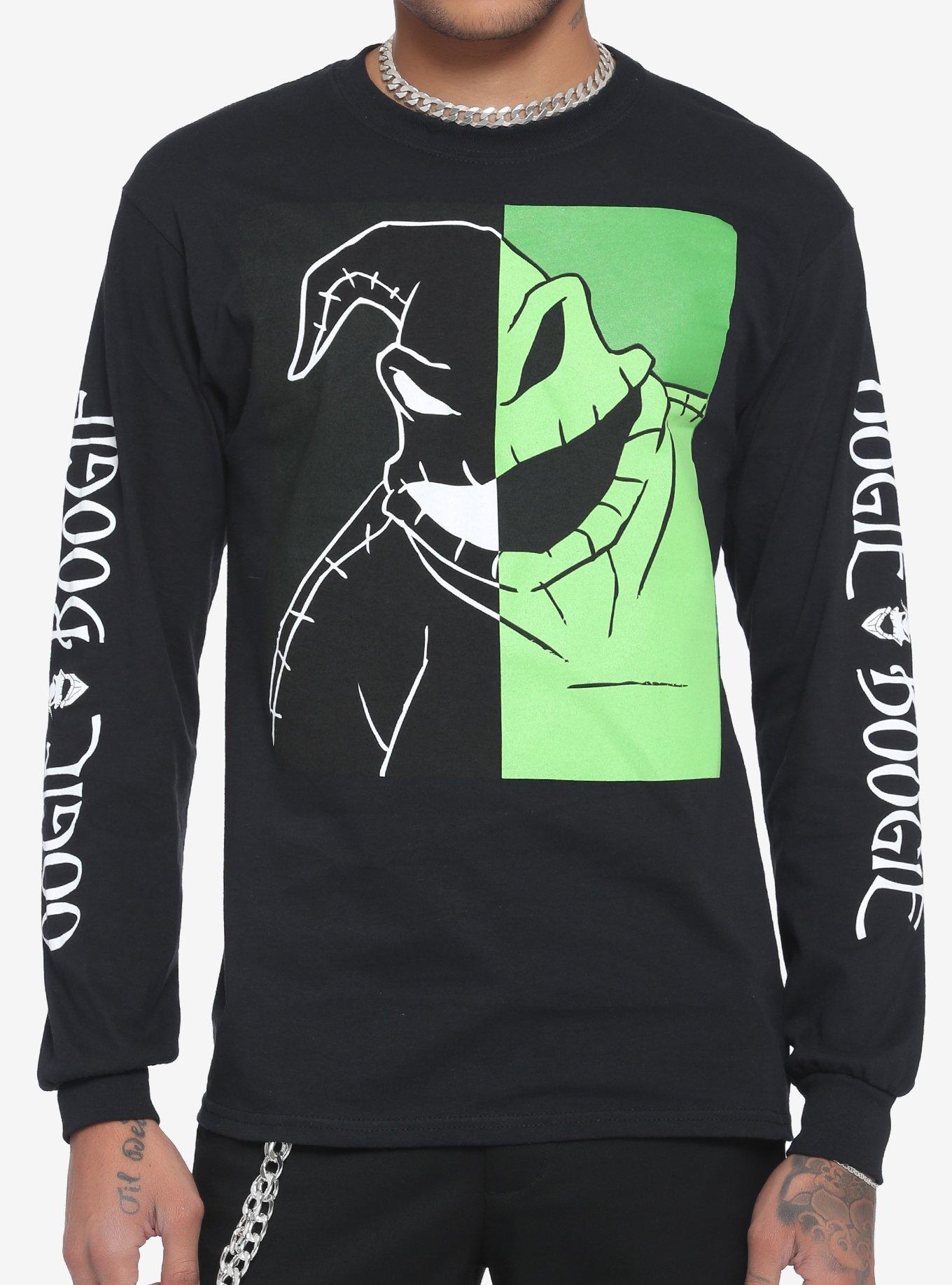 The Nightmare Before Christmas Oogie Boogie Split LongSleeve TShirt
