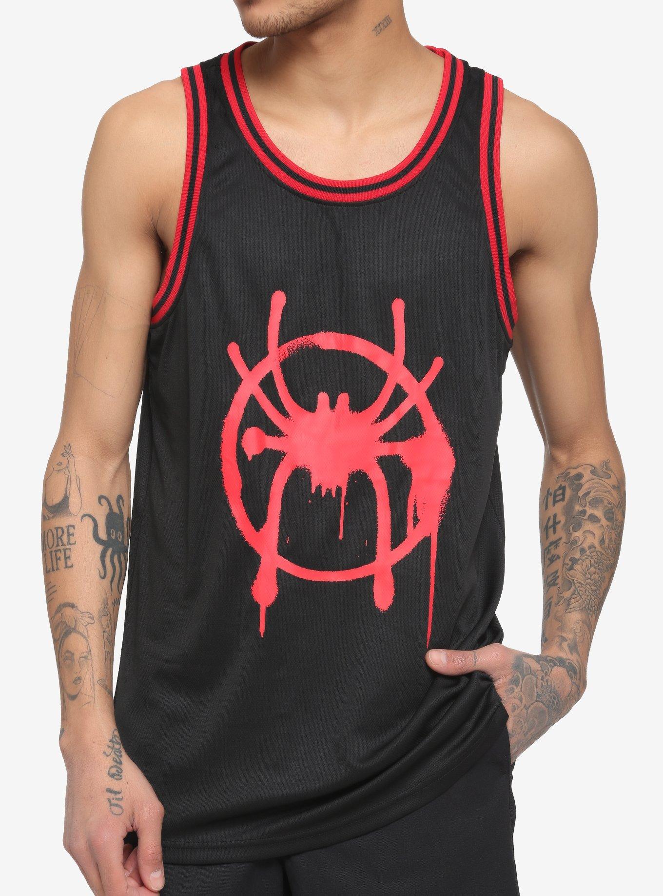 Marvel SpiderMan Miles Morales Basketball Jersey Hot Topic