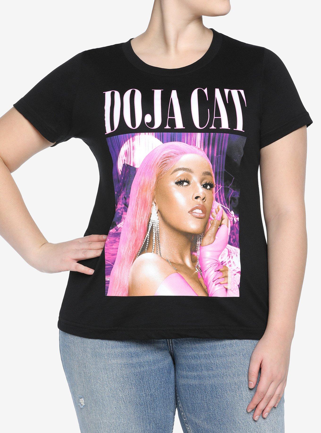 Doja Cat Pink Portrait Girls TShirt Plus Size Hot Topic