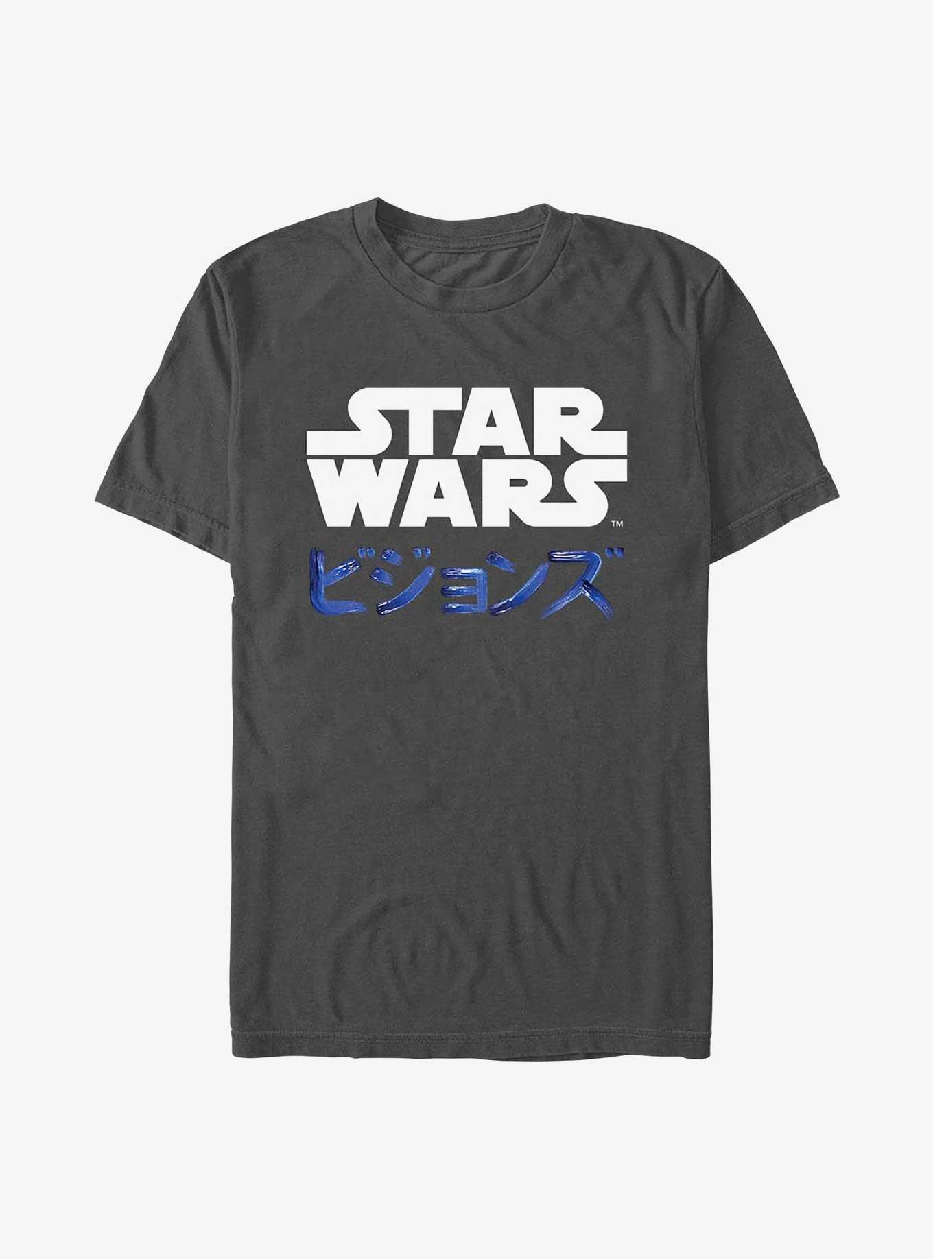 Star Wars Visions Kanji Logo TShirt Hot Topic