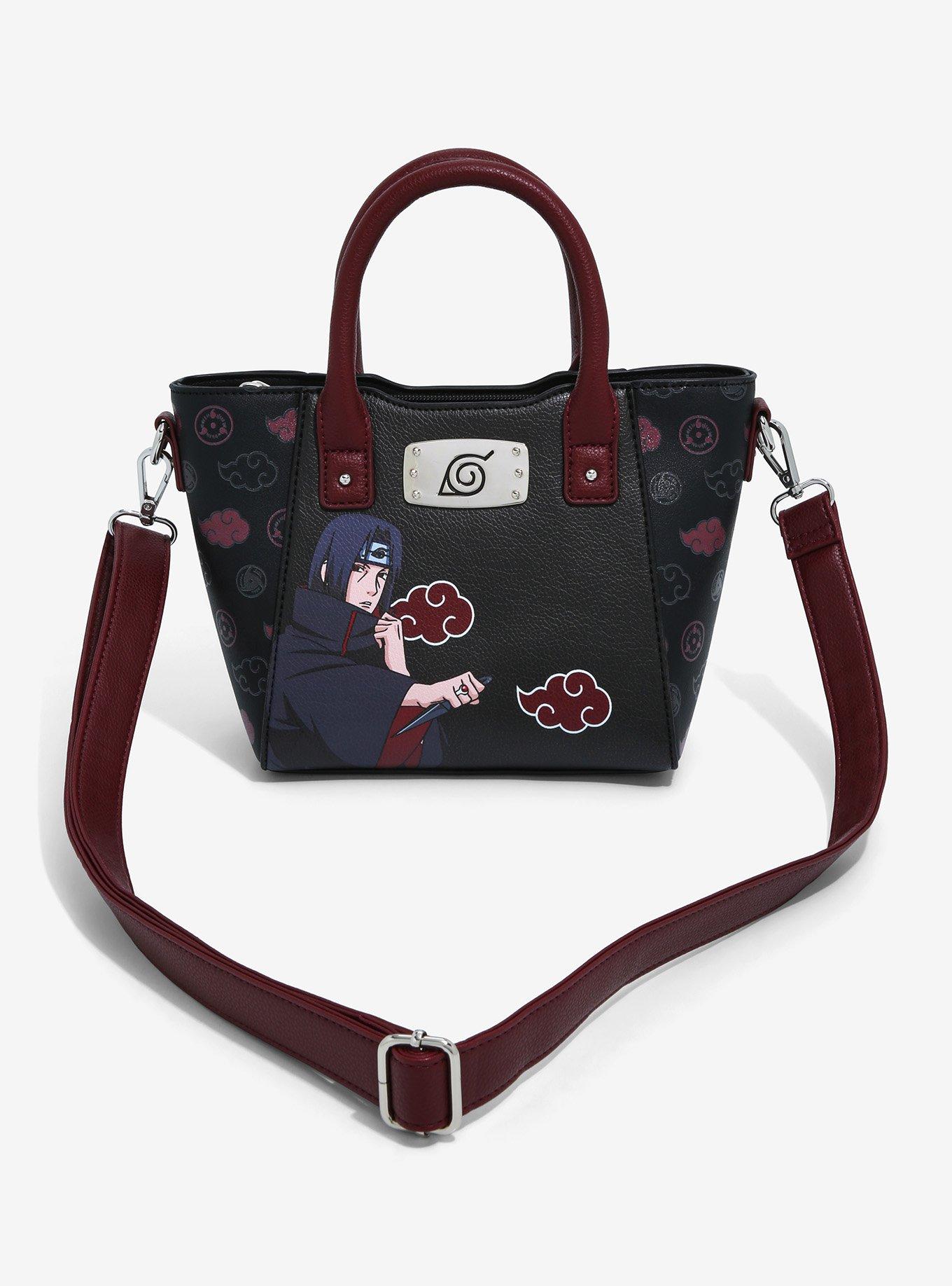 Naruto Shippuden Itachi Akatsuki Mini Satchel Bag Hot Topic
