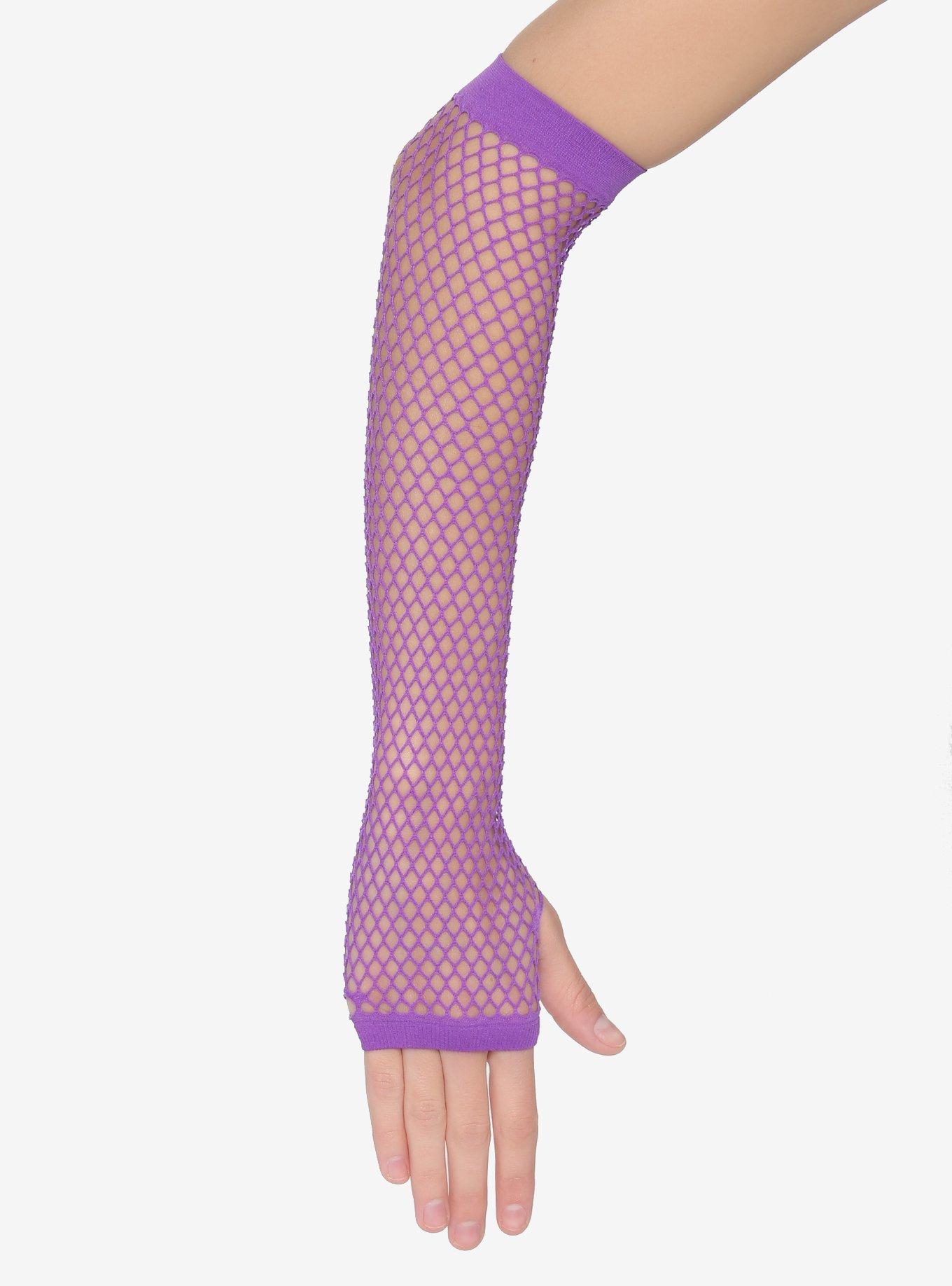 Purple Arm Warmers Hot Topic
