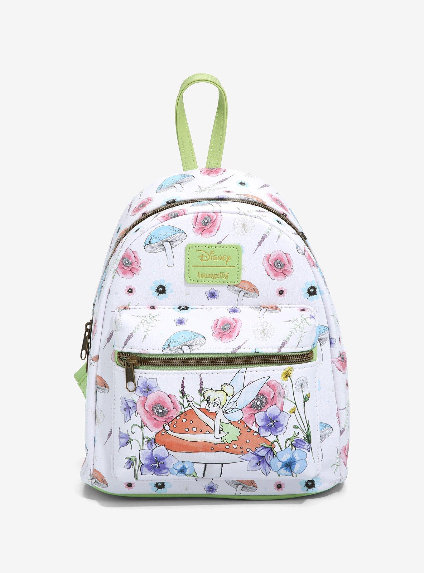 Loungefly Disney Peter Pan Grumpy Tinker Bell Forest Mini Backpack