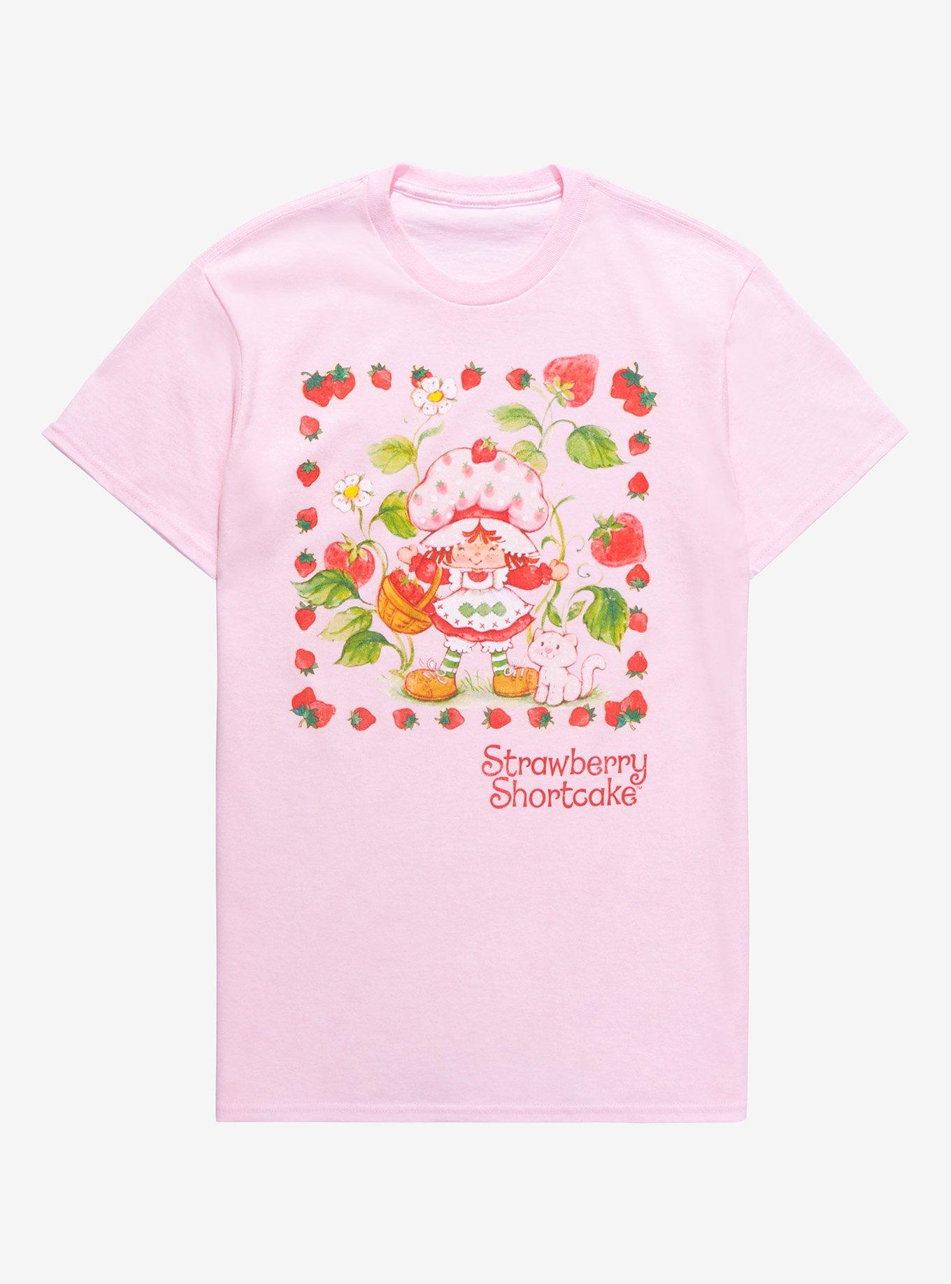 Strawberry Shortcake Strawberry & Custard Women's TShirt BoxLunch