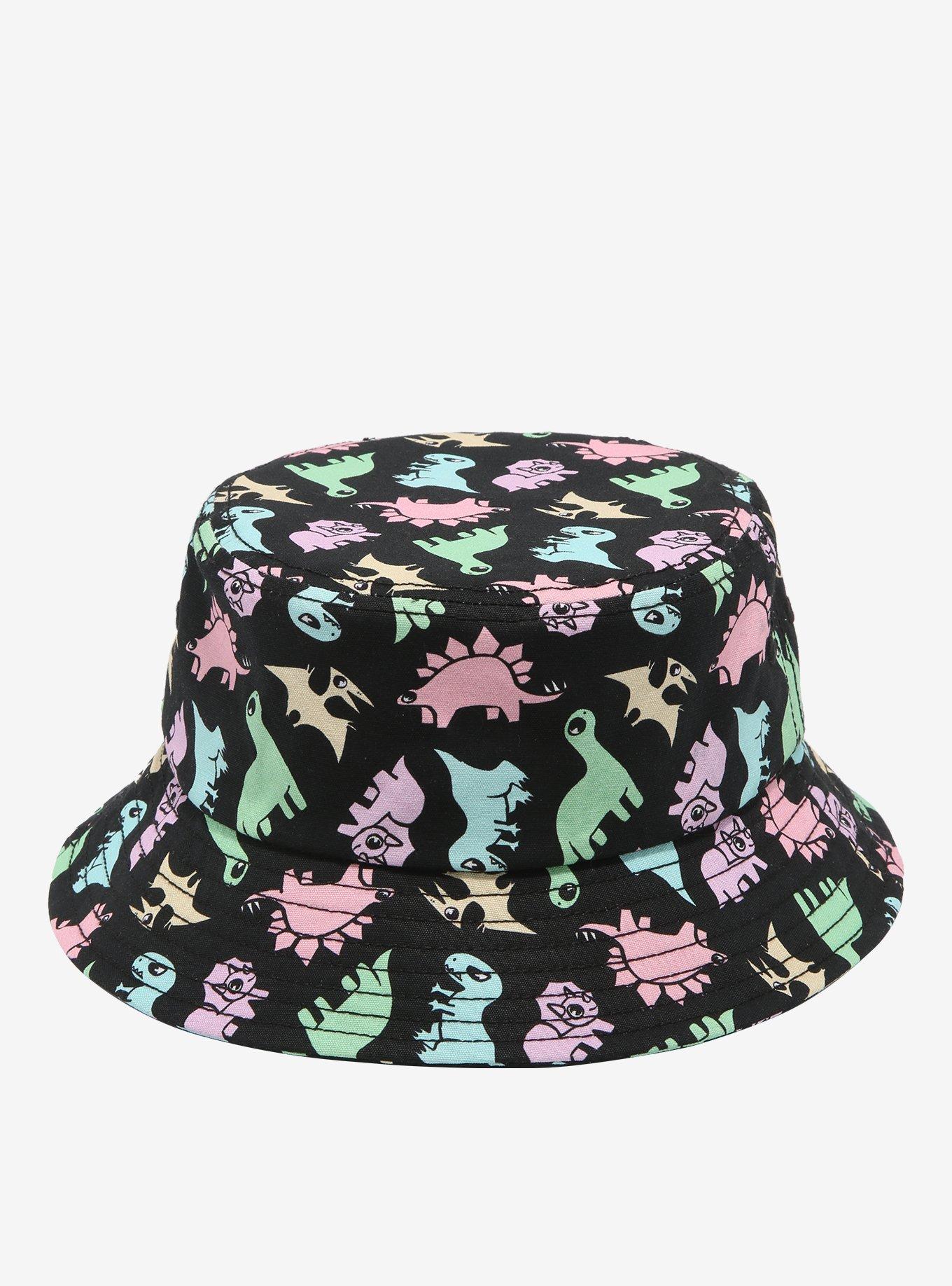 Pastel Dinosaurs Bucket Hat Hot Topic