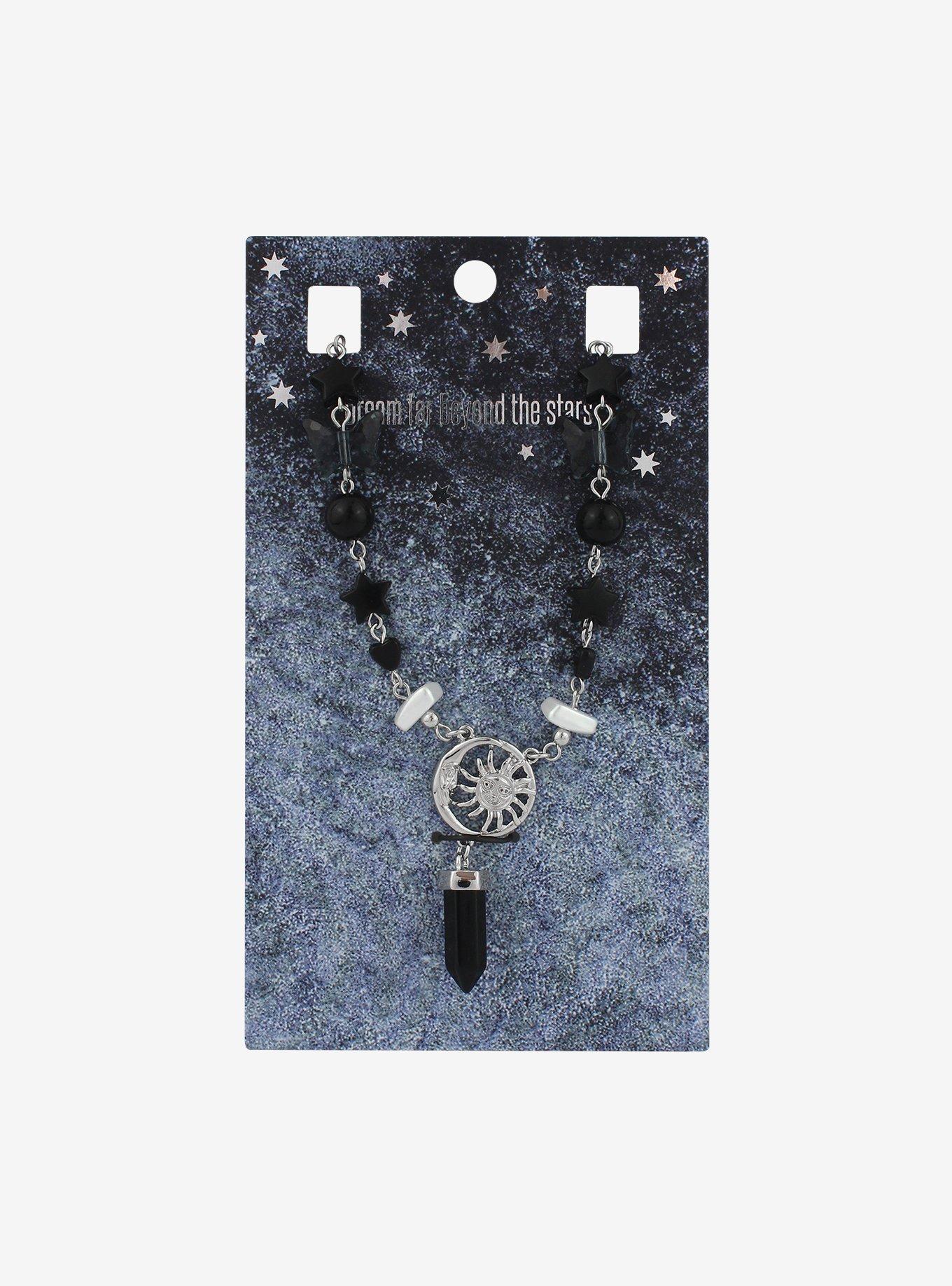 Celestial Butterfly Bead Necklace Hot Topic