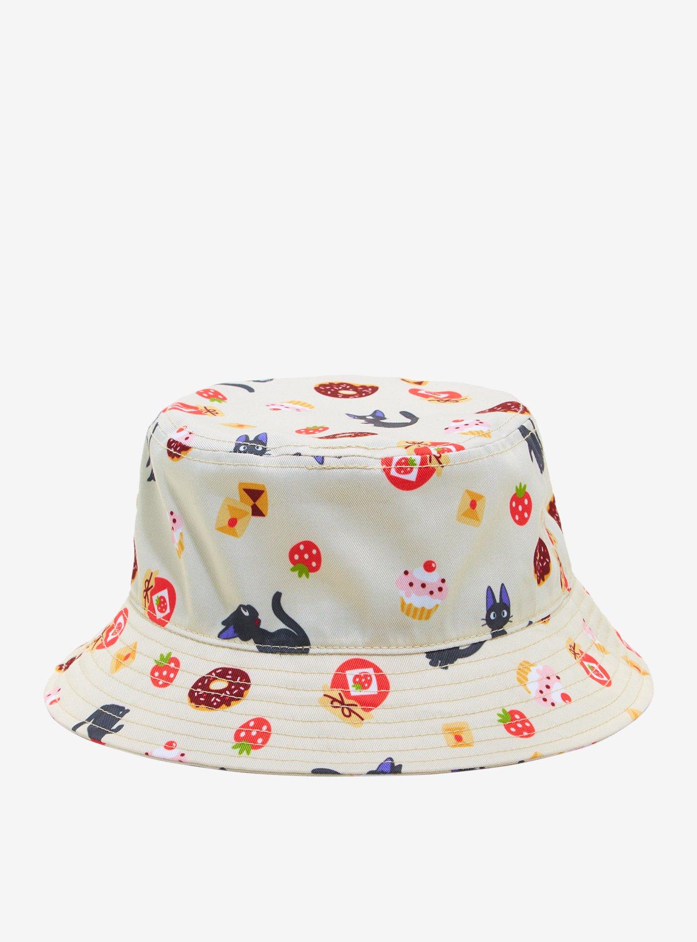 Studio Ghibli Kiki's Delivery Service Jiji & Jam Bucket Hat Hot Topic
