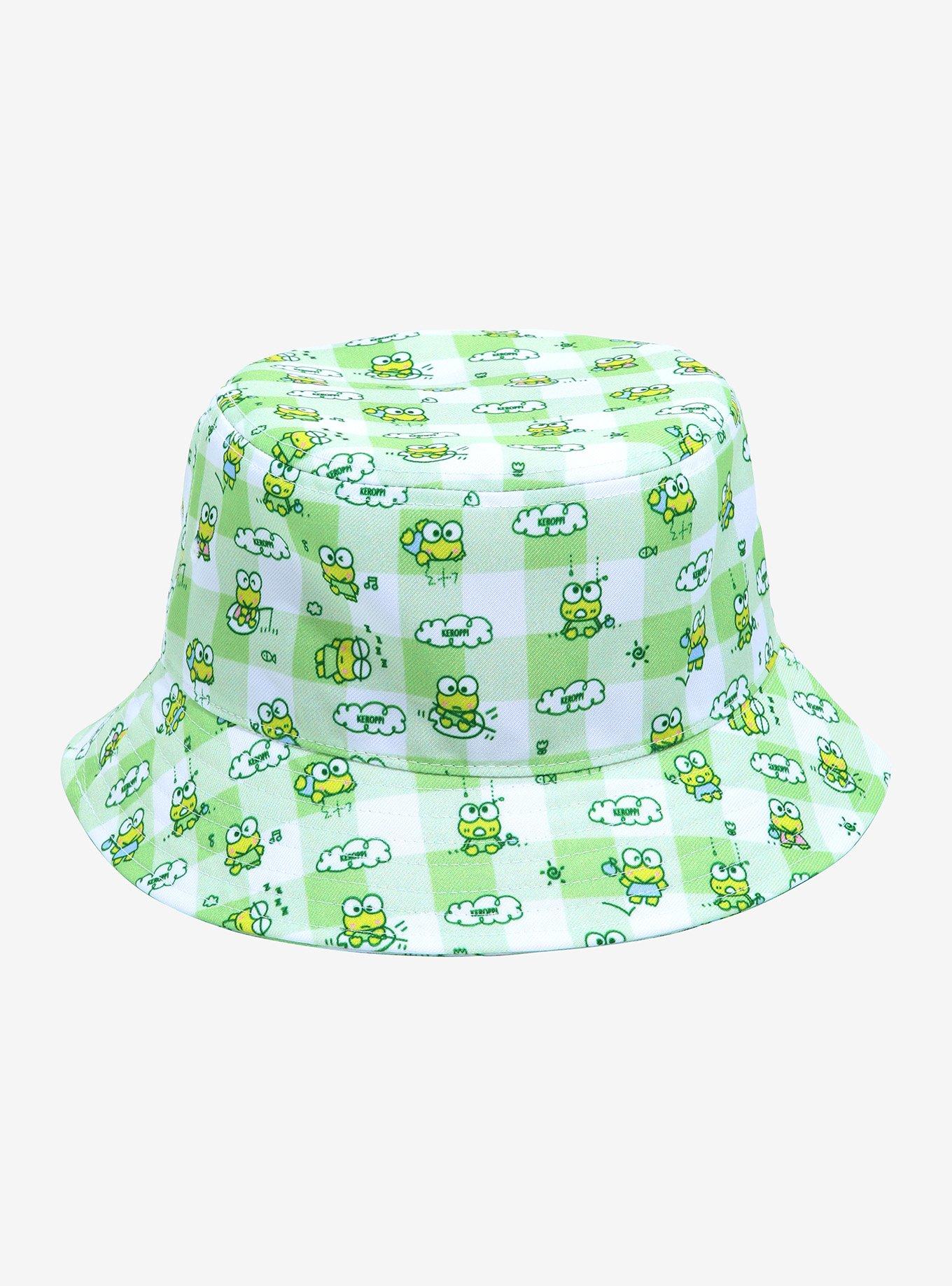 Keroppi Gingham Bucket Hat Hot Topic