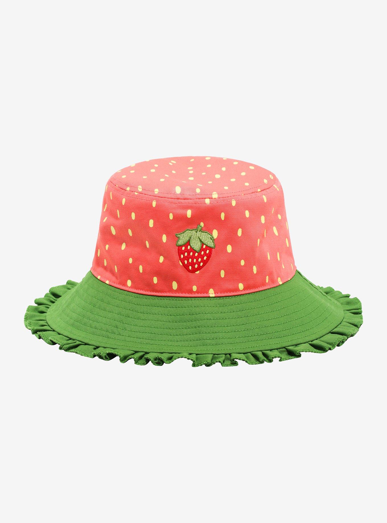 Strawberry Bucket Hat Hot Topic