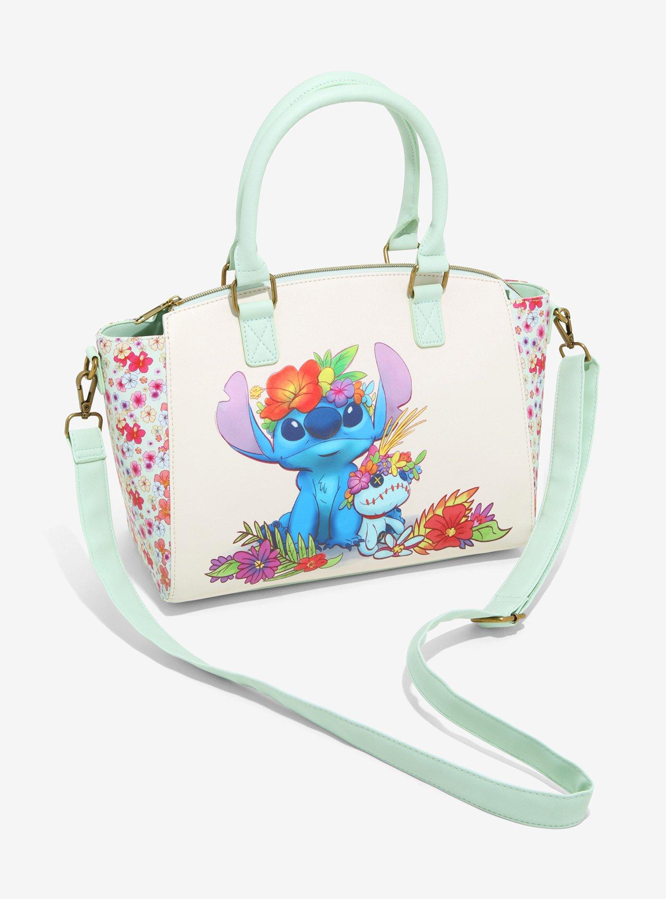 Loungefly Disney Lilo & Stitch Floral Satchel Bag Hot Topic