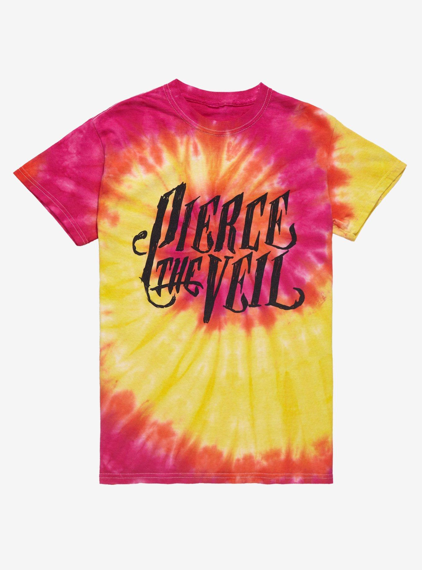 Pierce The Veil Logo TieDye Girls TShirt Hot Topic