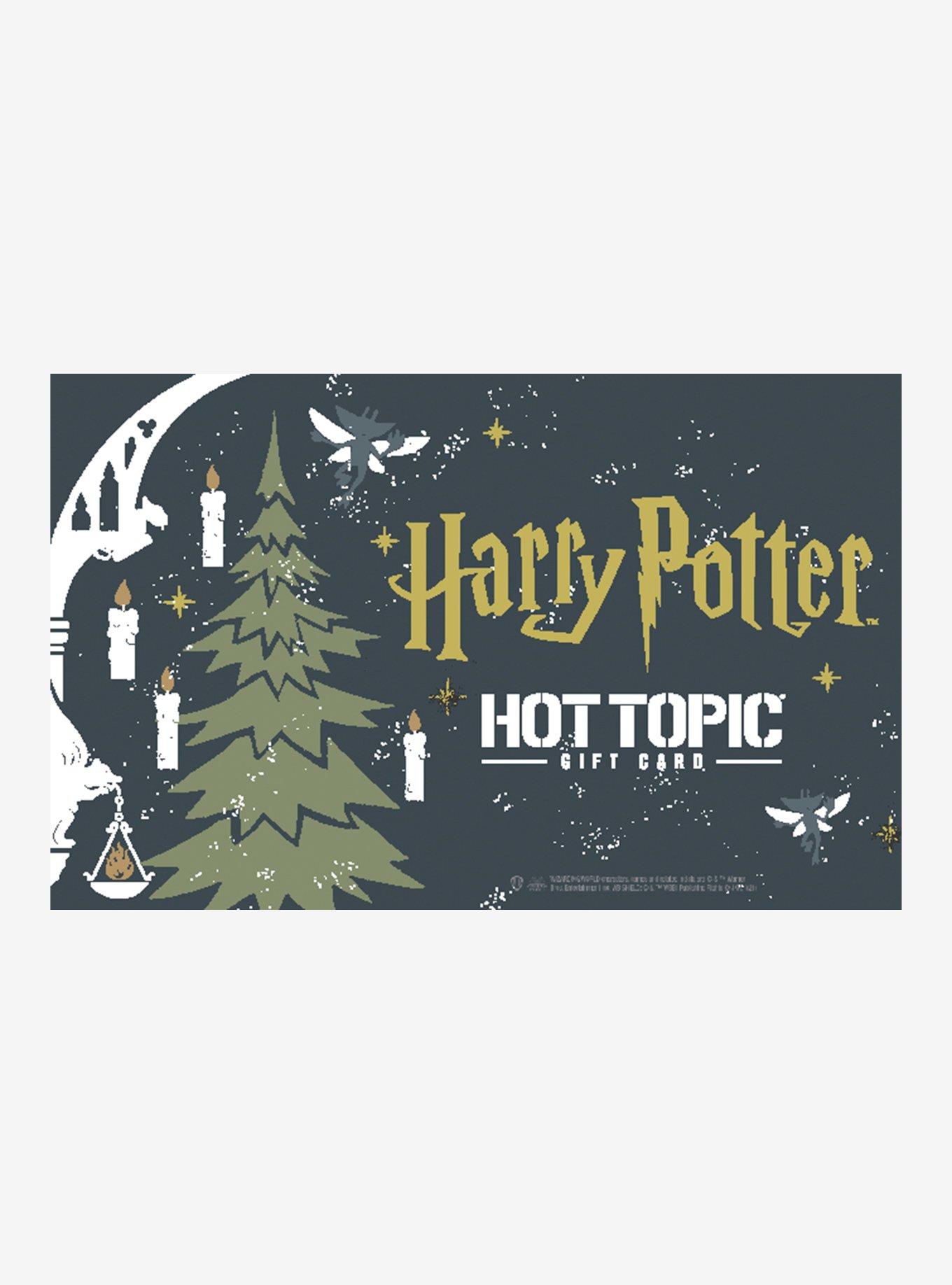 Harry Potter 50 Gift Card Hot Topic