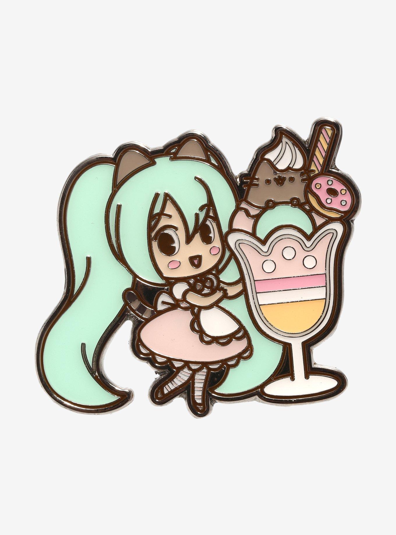 Hatsune Miku X Pusheen Enamel Pin Hot Topic