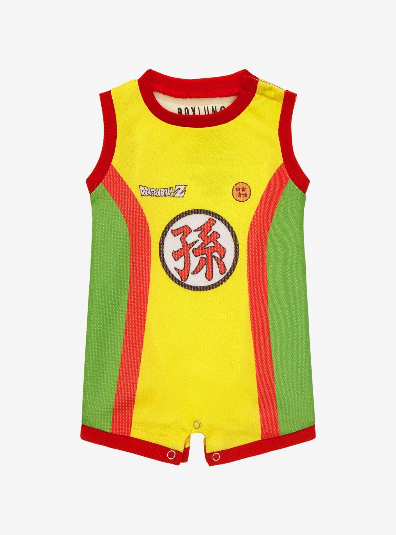 Dragon Ball Z Gohan Infant Basketball Jersey Romper BoxLunch