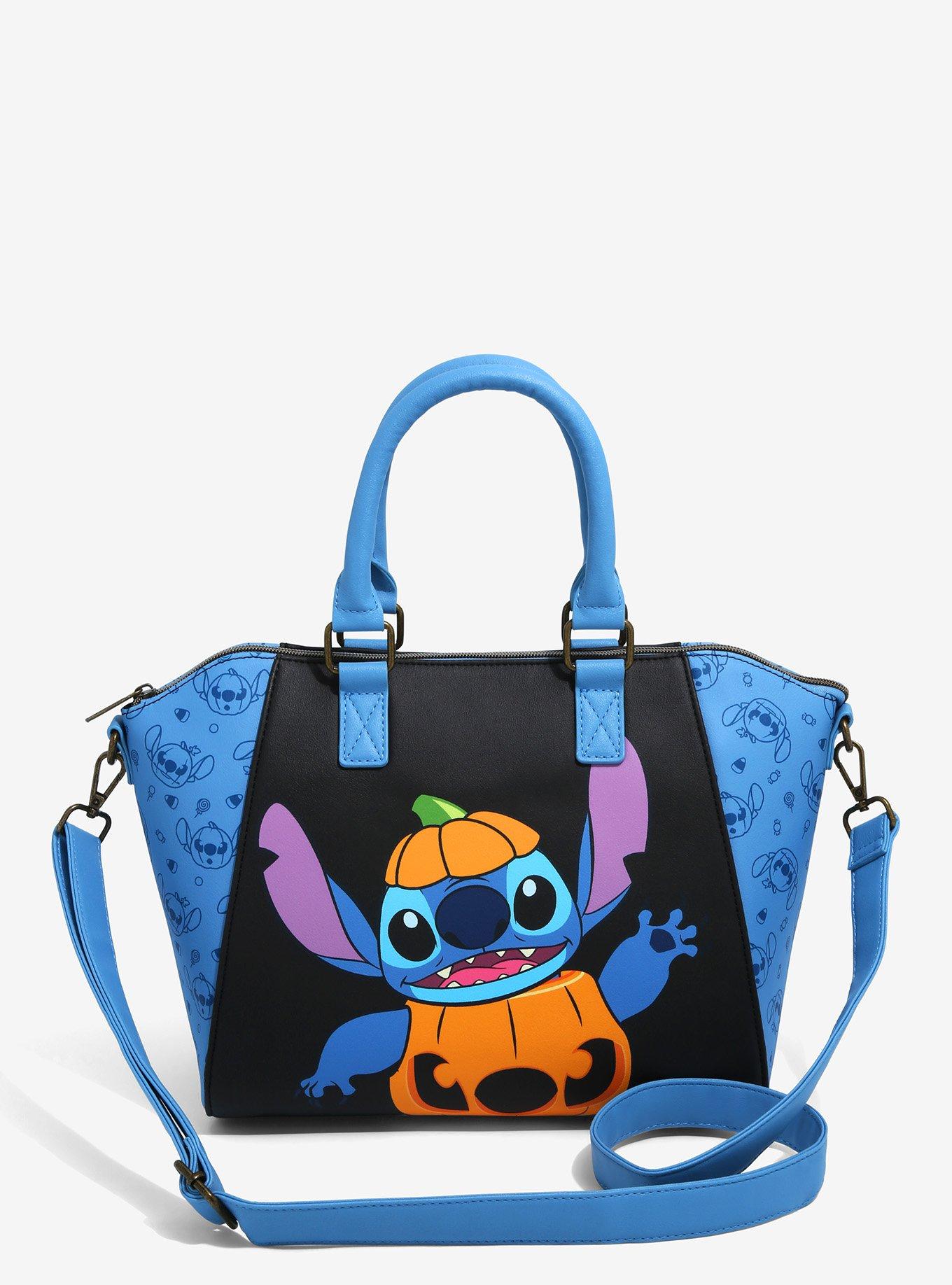 Loungefly Lilo and Stitch Pumpkin Costume Satchel Bag Hot Topic
