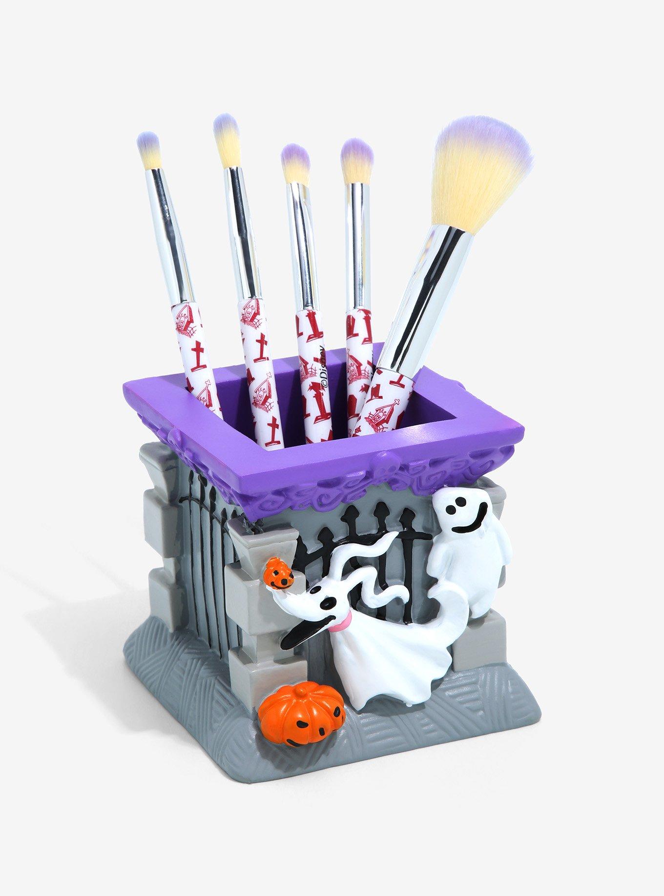 Disney's The Nightmare Before Christmas Zero Makeup Brush Set & Holder
