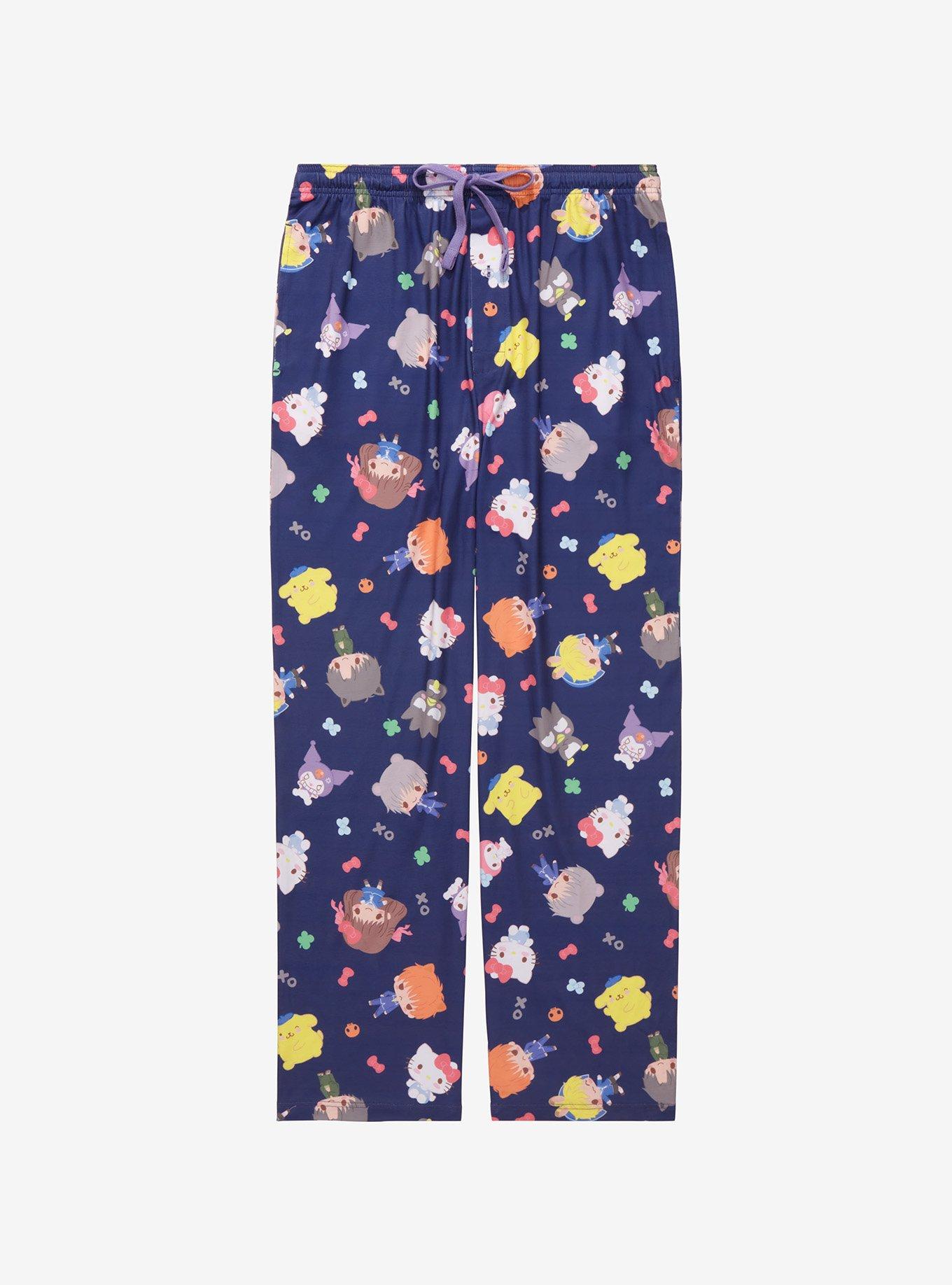 Fruits Basket x Hello Kitty and Friends Allover Print Sleep Pants