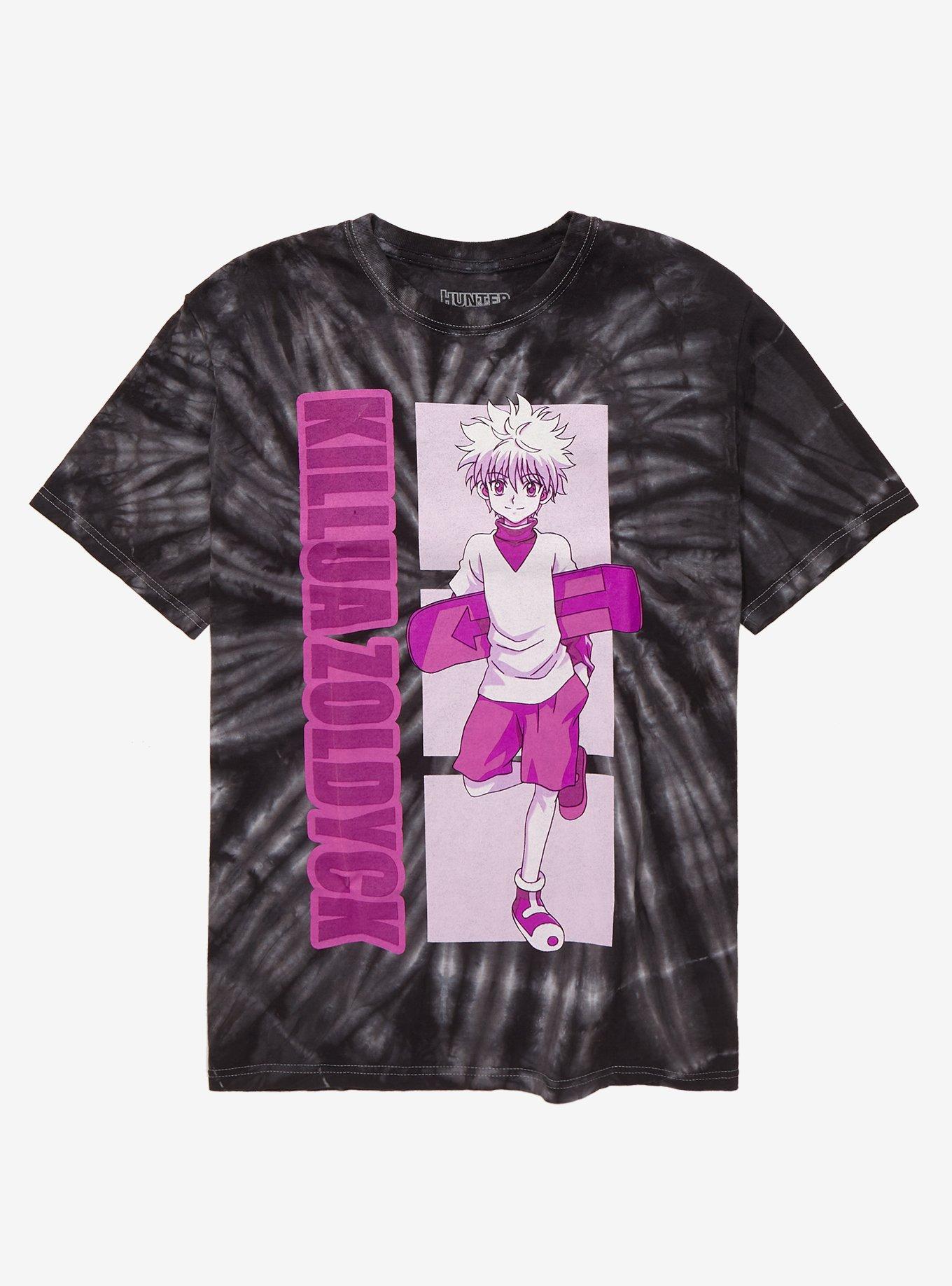 Hunter X Hunter Killua Zoldyck Grey TieDye TShirt Hot Topic