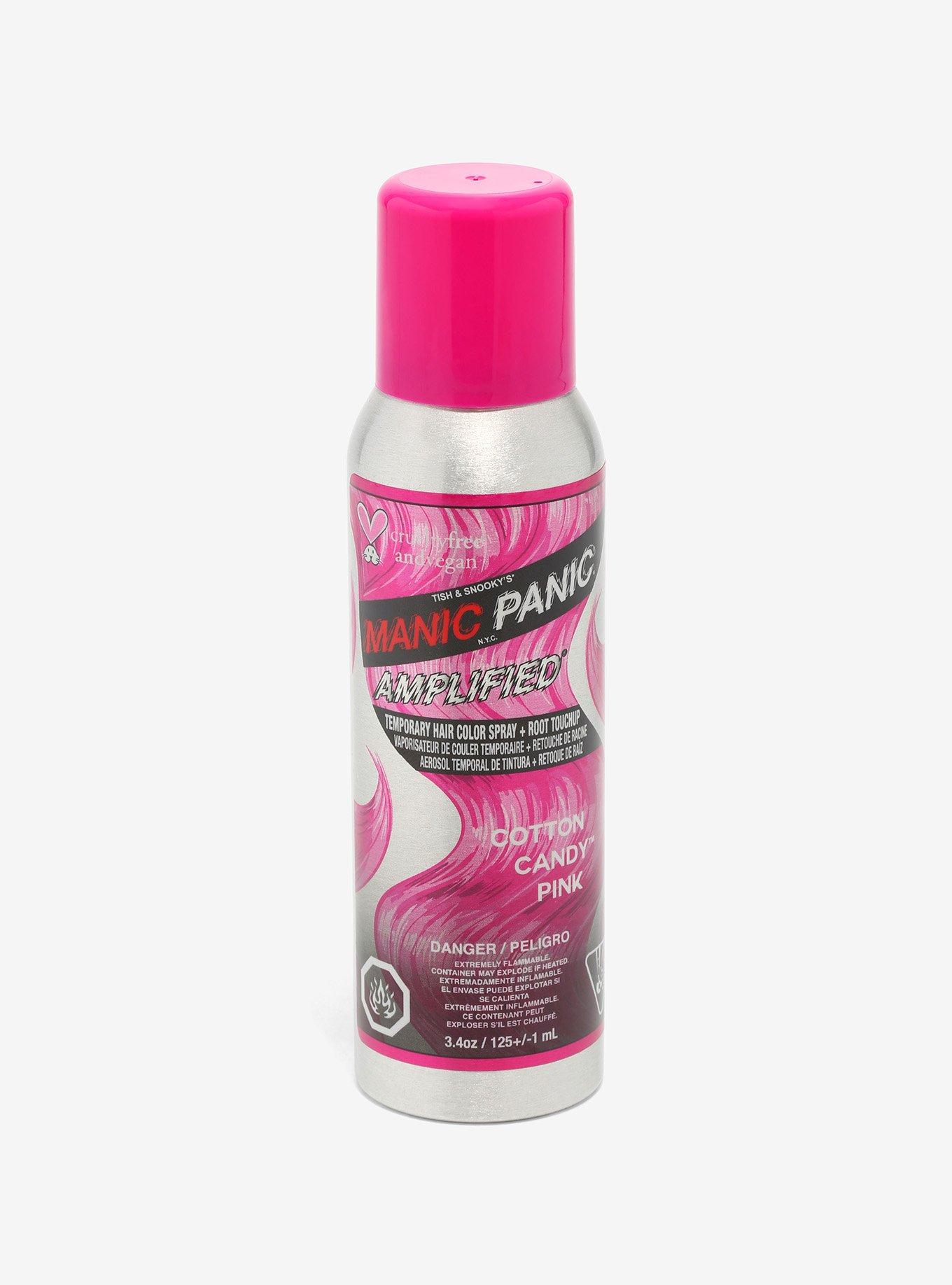 Manic Panic Amplified Cotton Candy Pink Hair Color Spray Hot Topic