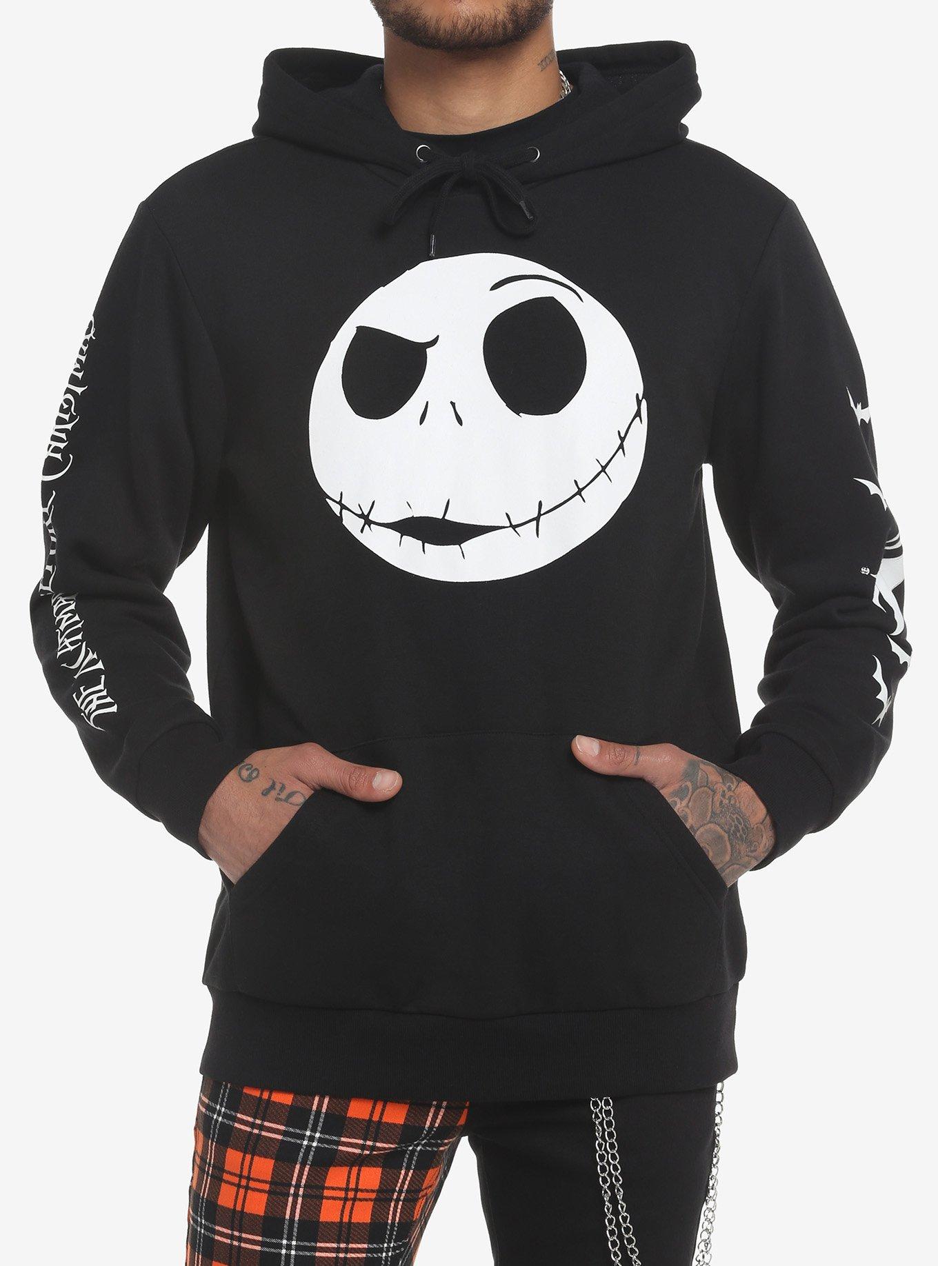 Nightmare Before Christmas Jack Jumbo Head Hoodie Hot Topic