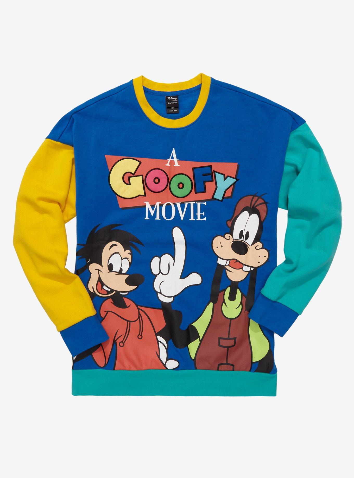 Disney D23 A Goofy Movie Max & Goofy Color Block Crewneck BoxLunch