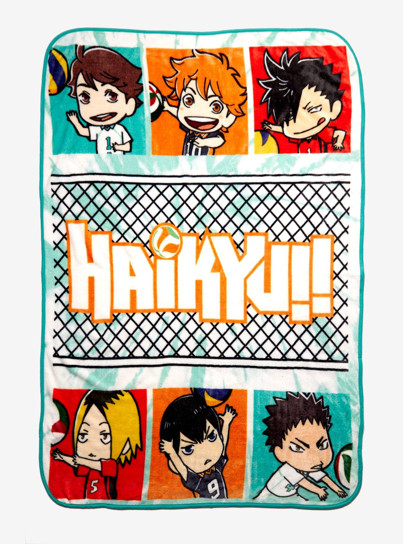 Haikyu!! Chibi Team Throw Blanket Hot Topic