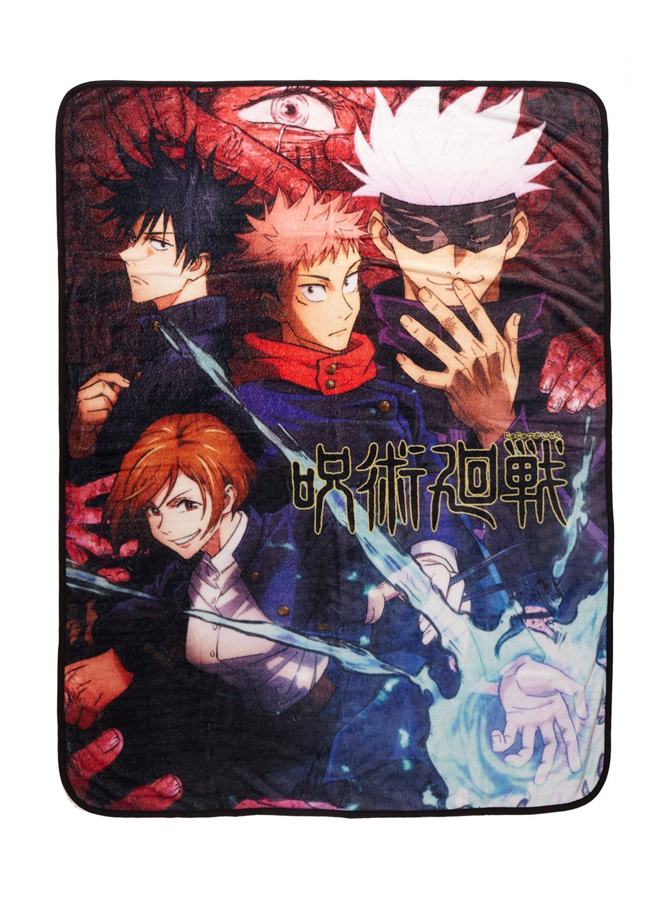Jujutsu Kaisen Group Throw Blanket Hot Topic
